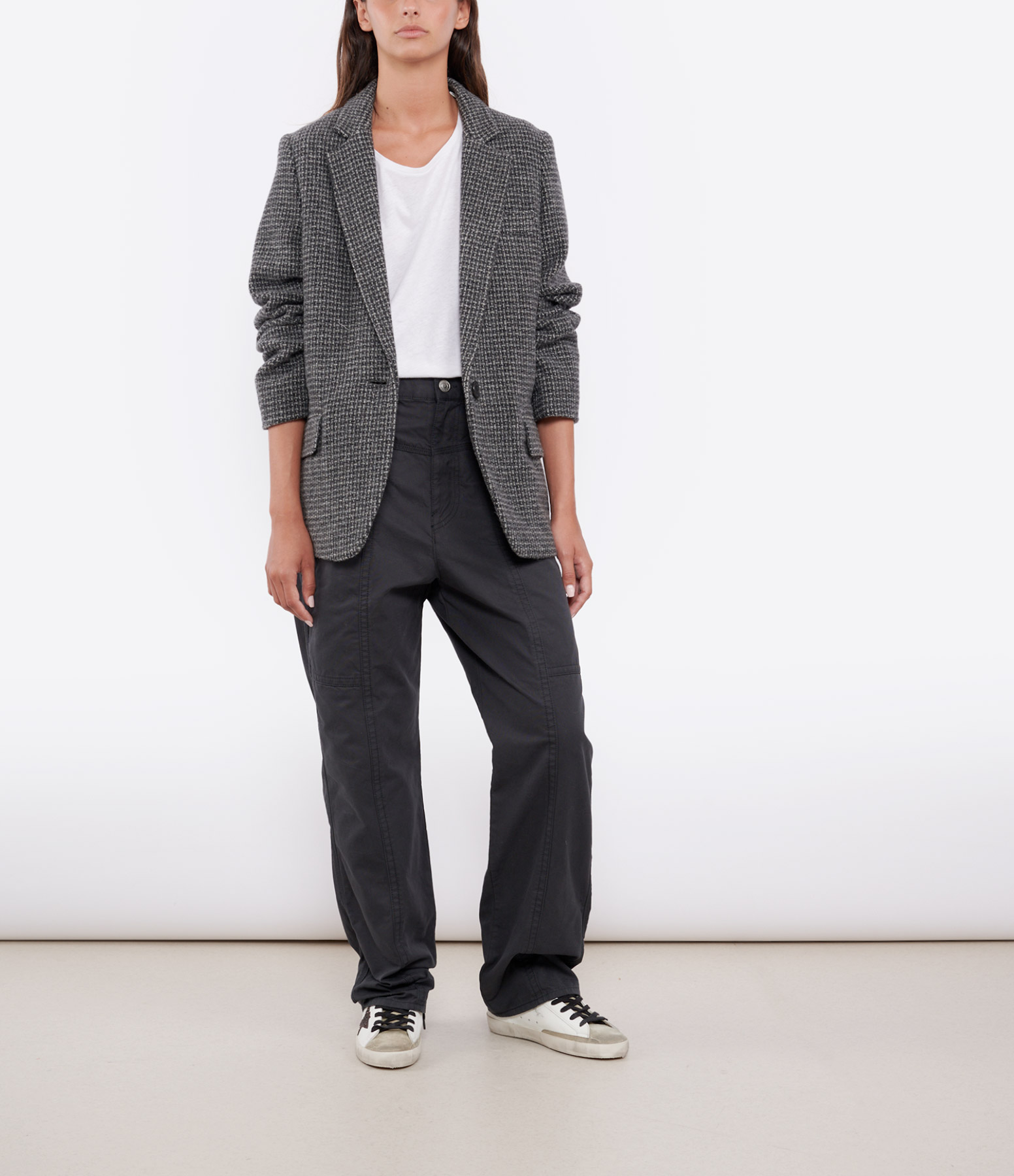 Driane Faded Black Trousers