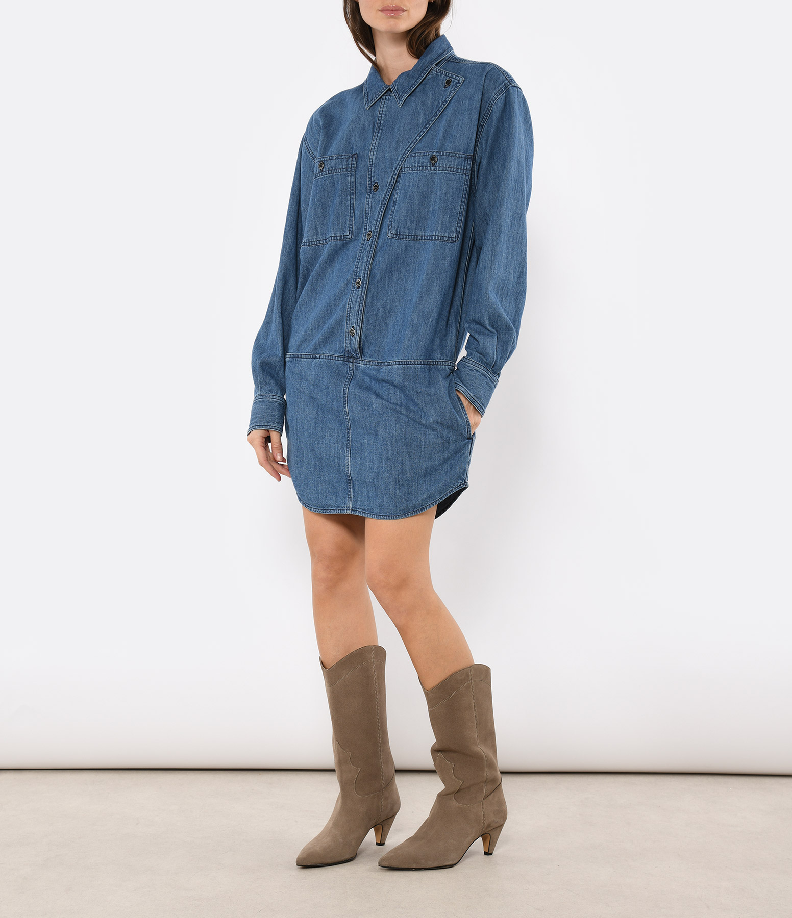 Ilaya Blue Short Dress