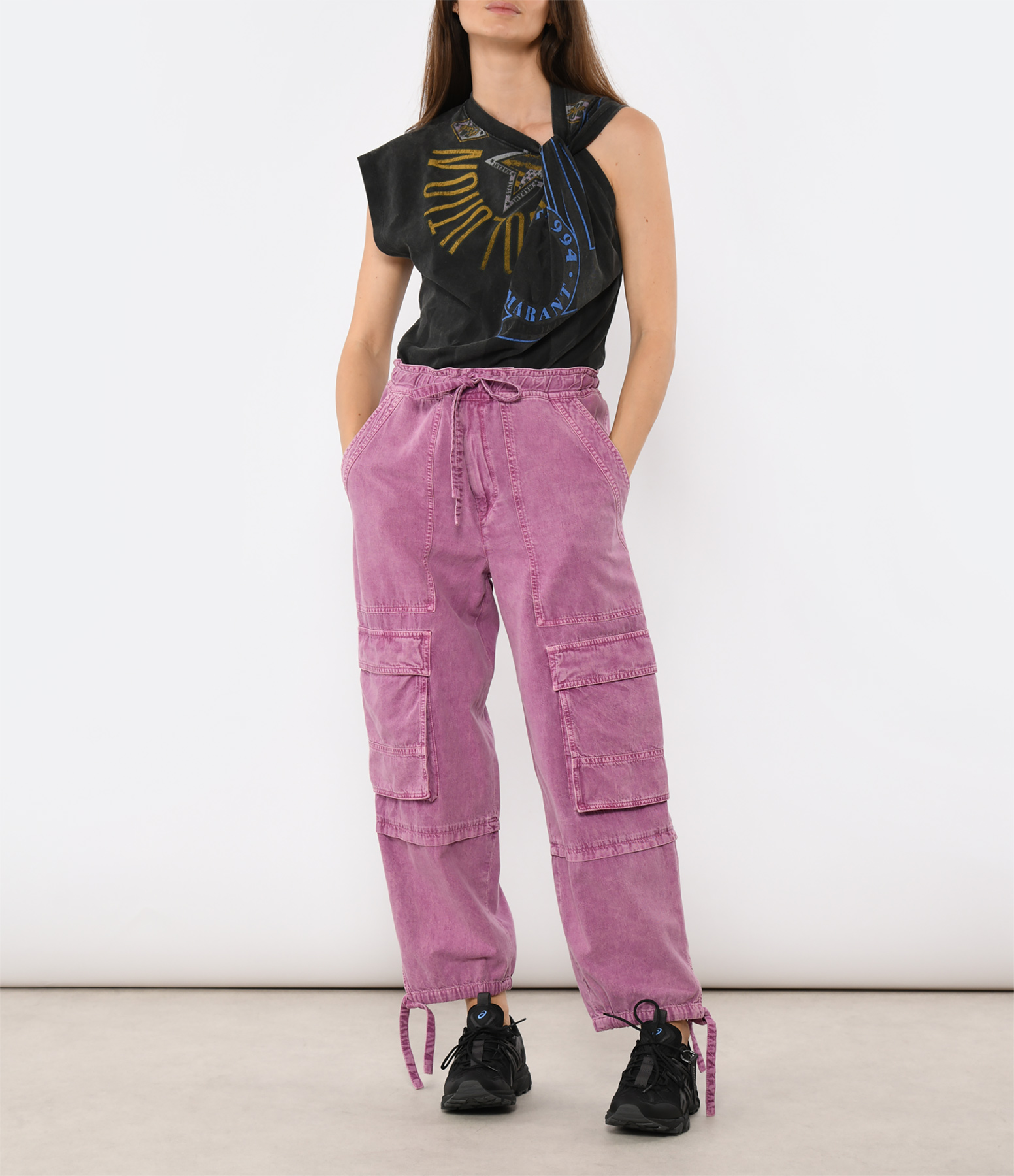 Ivy Rosewood Straight-Leg Trousers