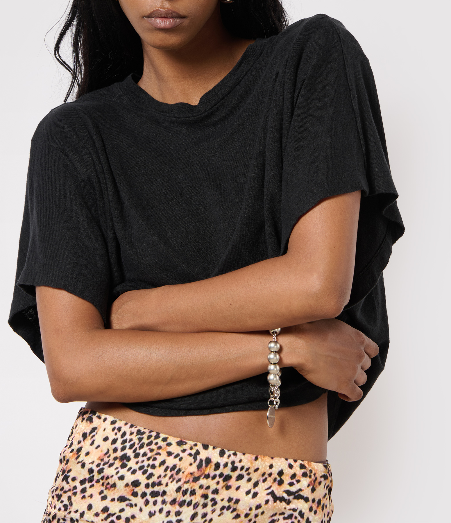Kyanza Lin Black T-shirt