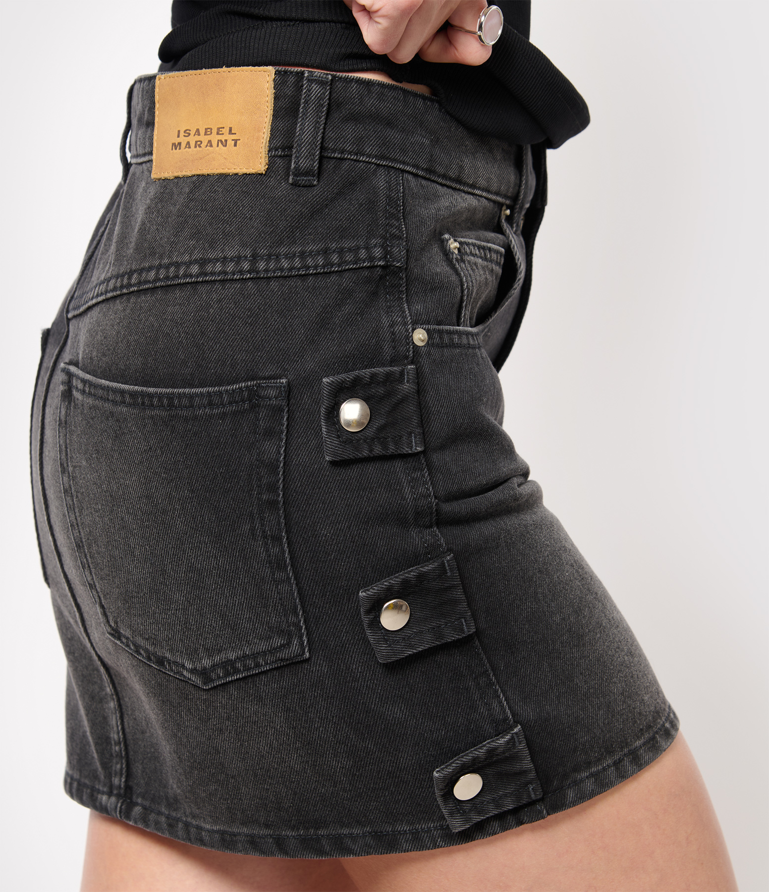 Stessy Black Short Skirt