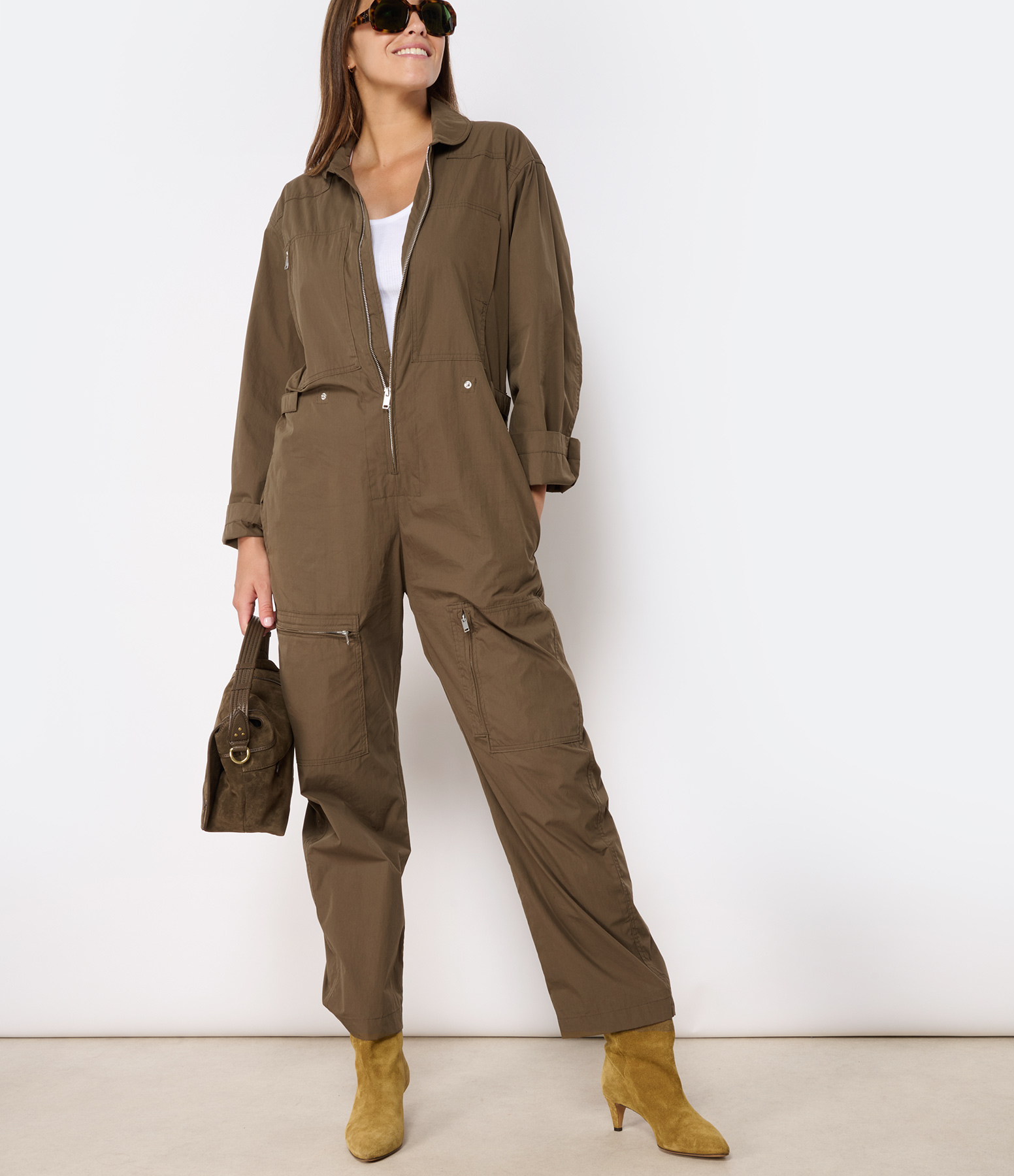 Rabbia Khaki Jumpsuit