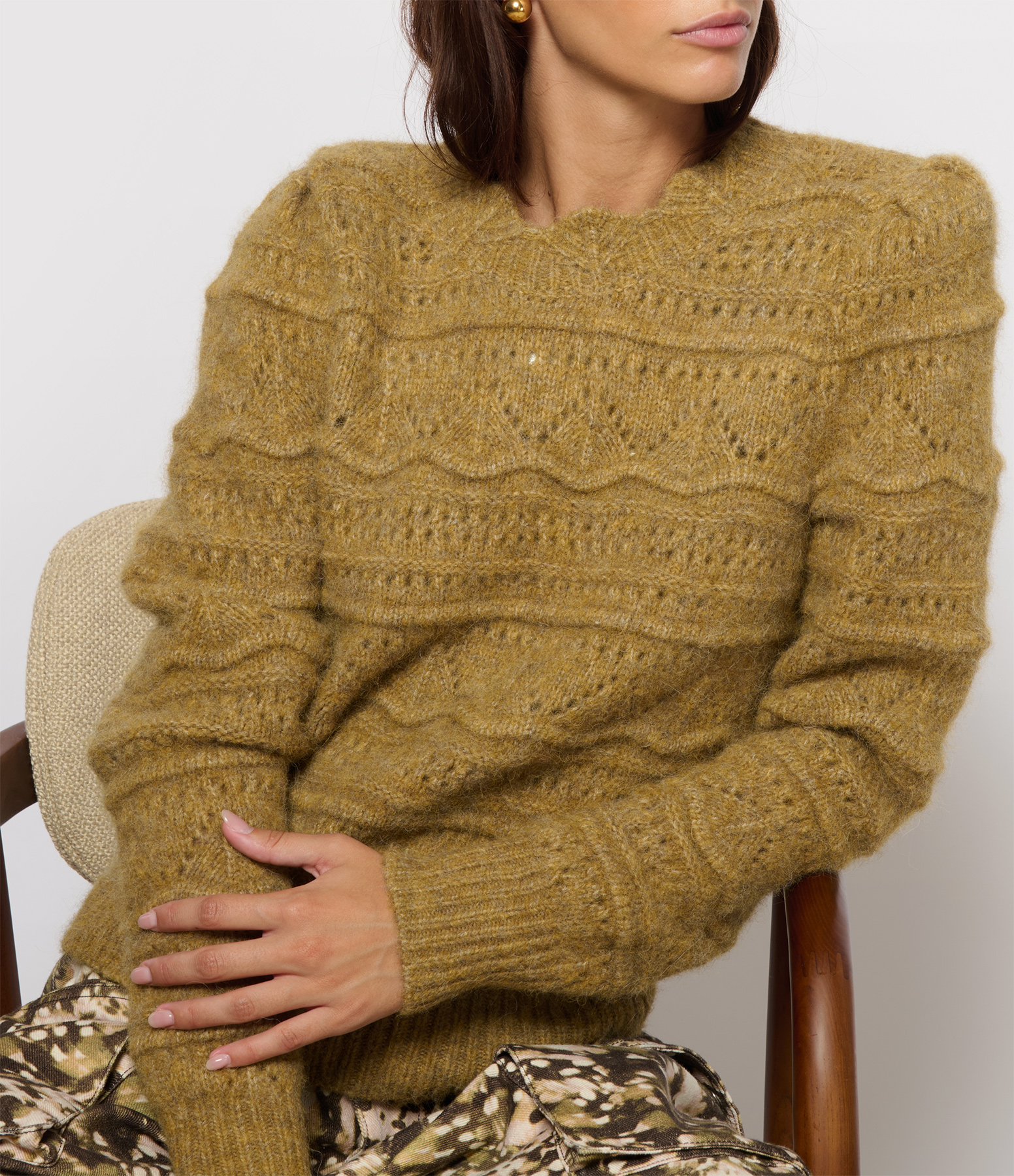 Othona Mustard Wool Jumper