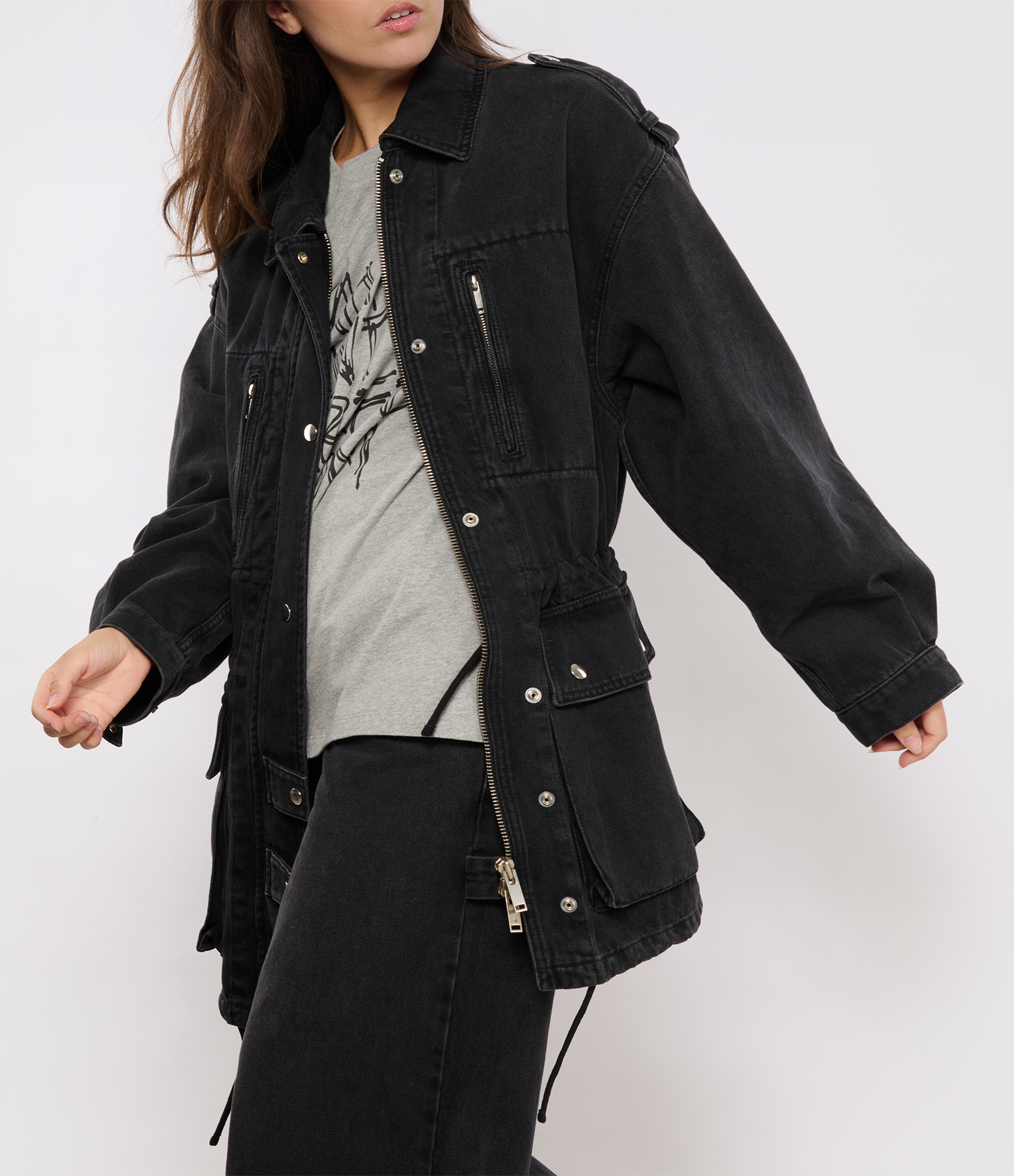 Joanna Black Denim Jacket