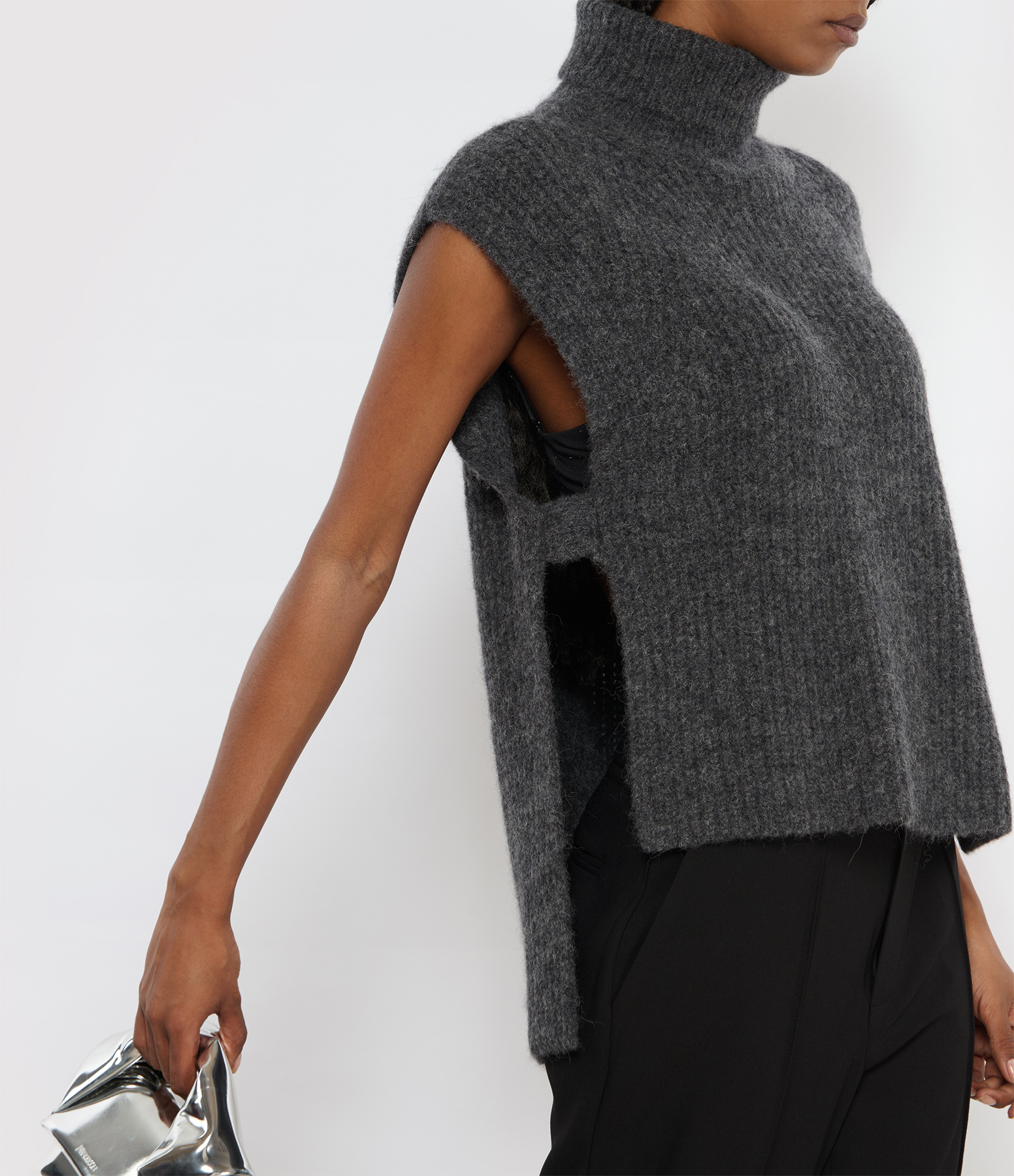 Megan Grey Wool Jumper