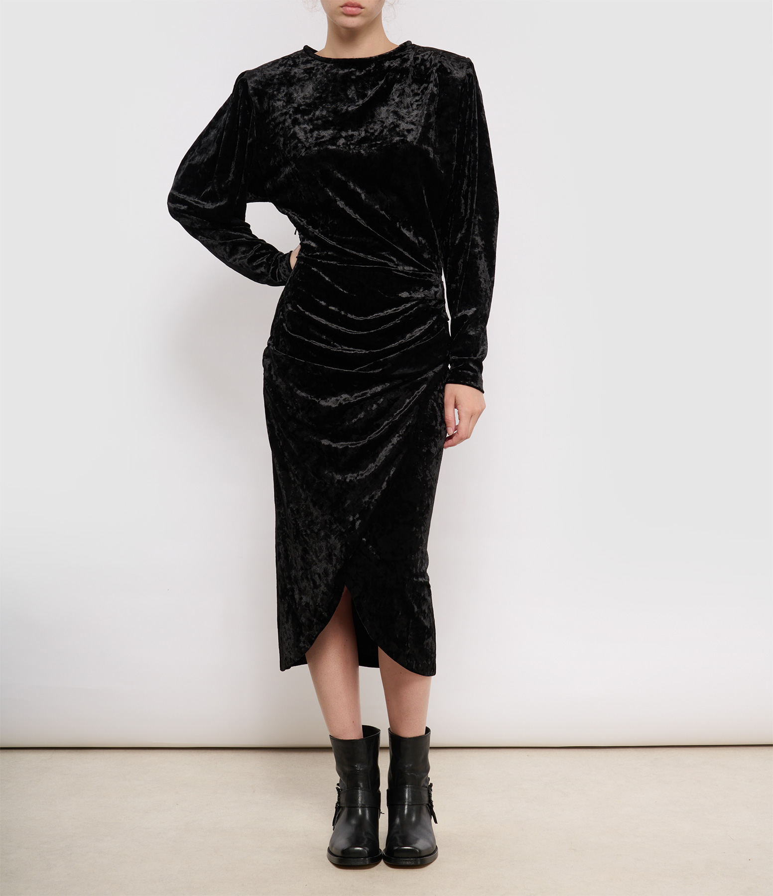 Hadley Long Dress – Black
