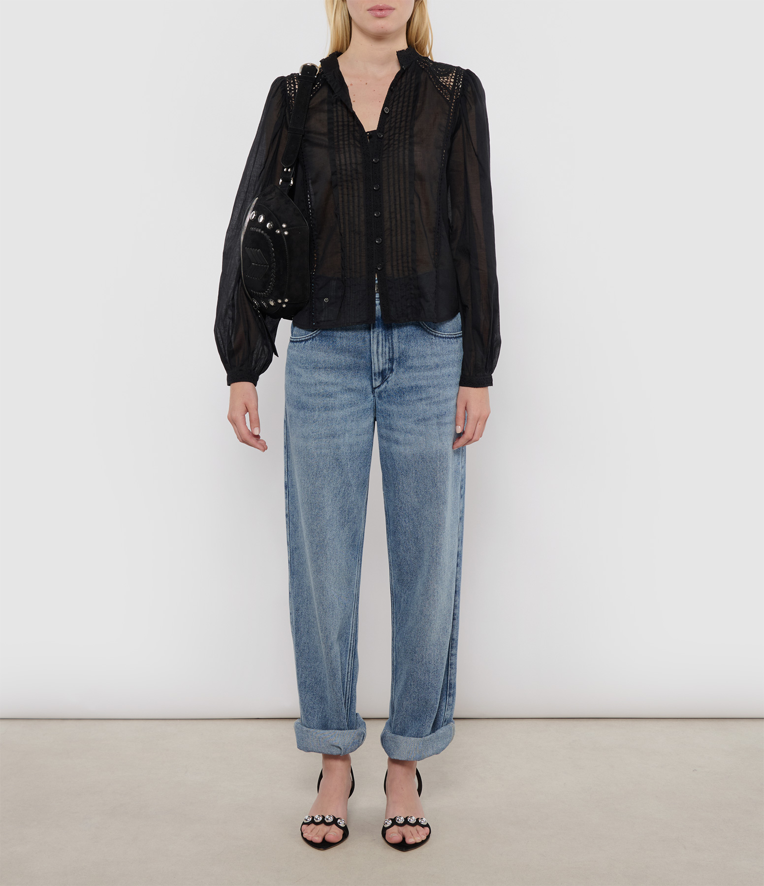 Greicy Black Blouse