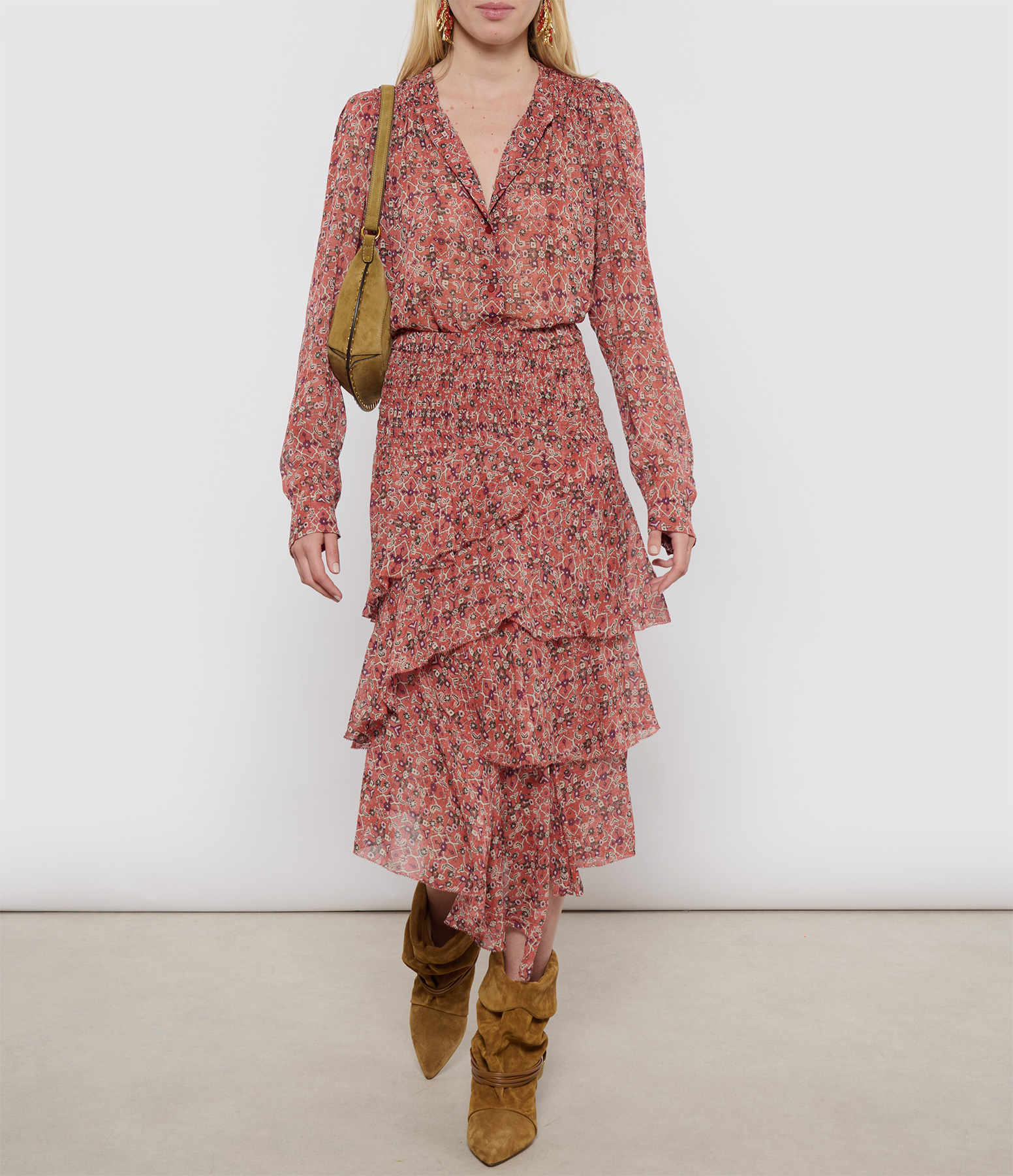 Brigitte Skirt in Rust