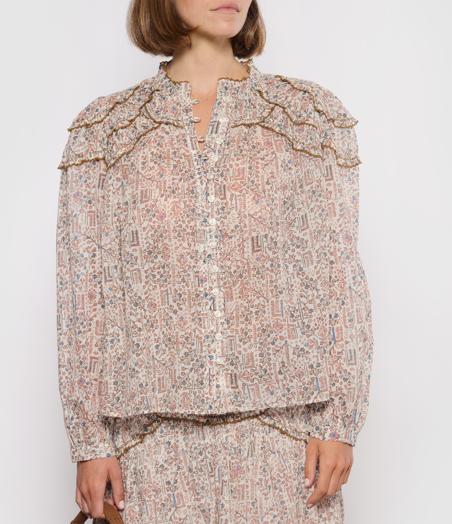 Christa Shirt in Ecru