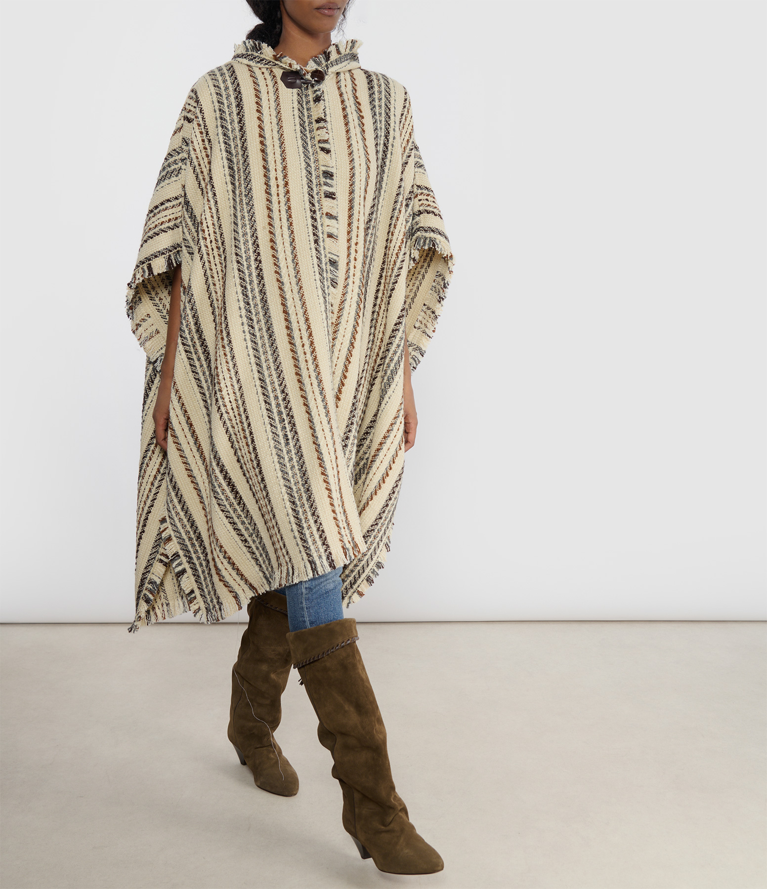 Iseline Poncho – Ecru