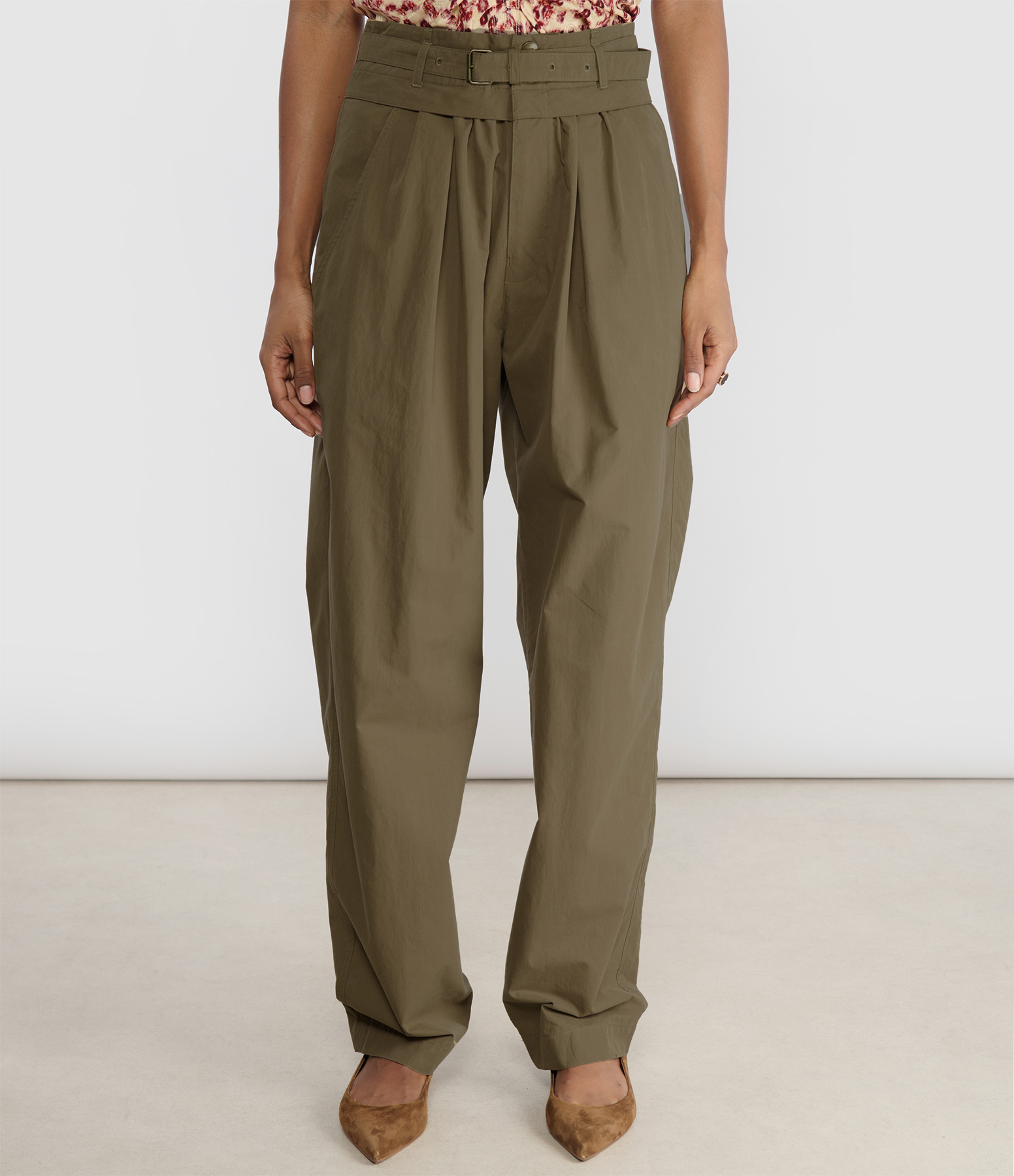 Celia Khaki Trousers