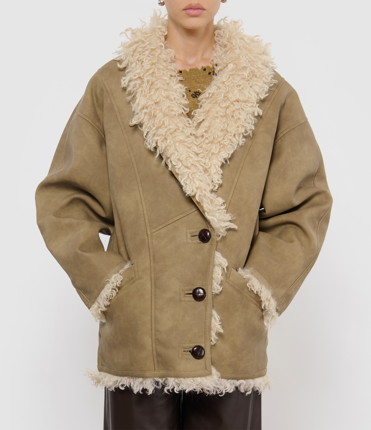 Clea Taupe Coat