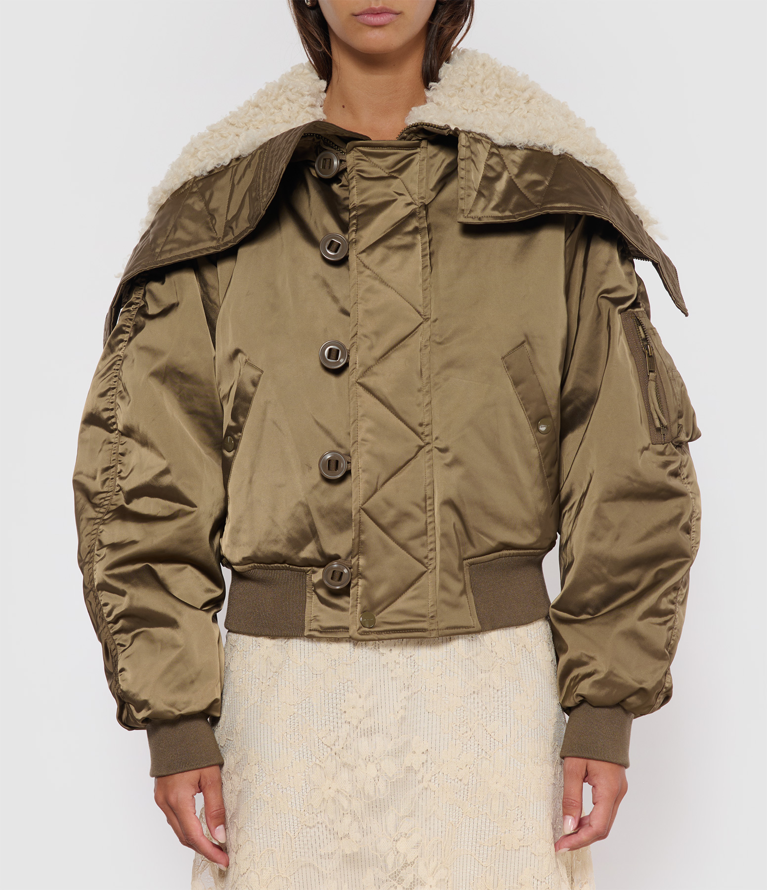 Elisa Khaki Coat