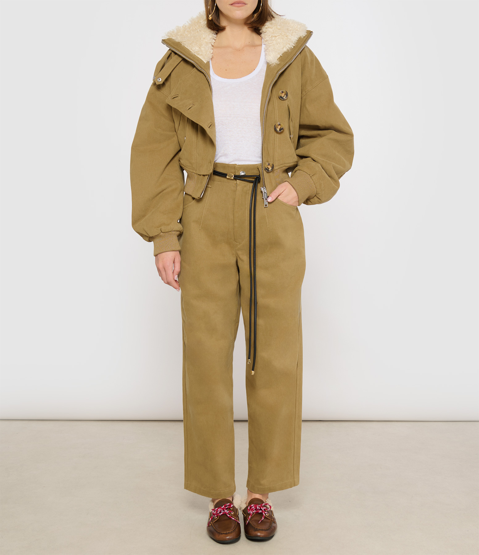 Opalyna Trousers in Camel