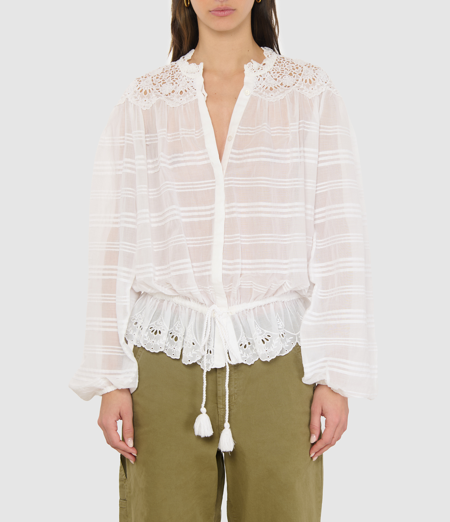 Polly White Top