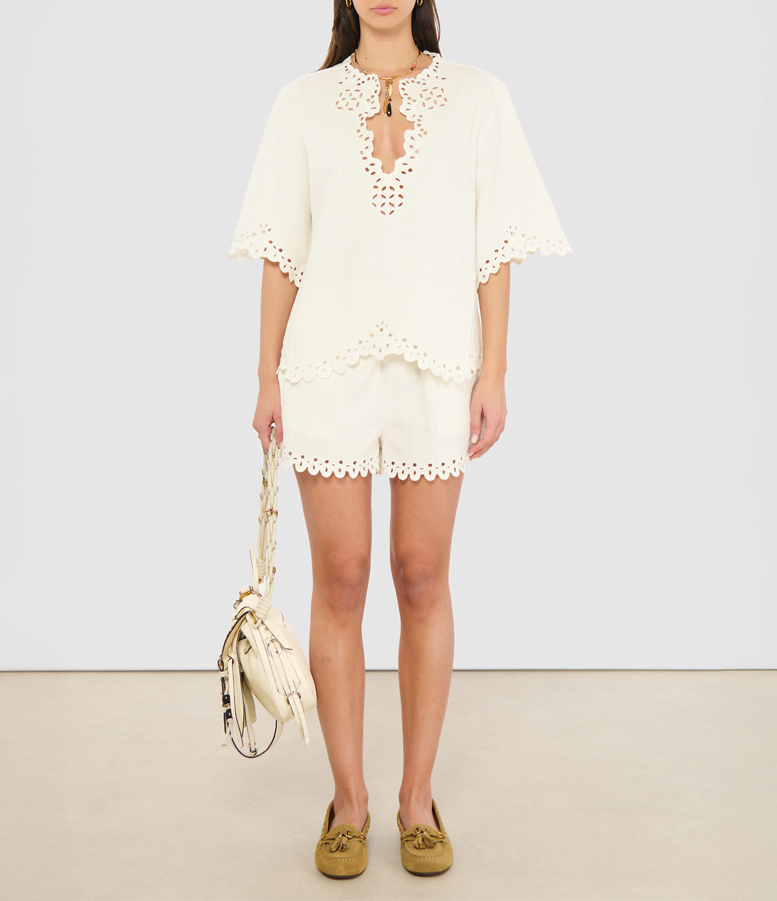 Balyme White Shorts