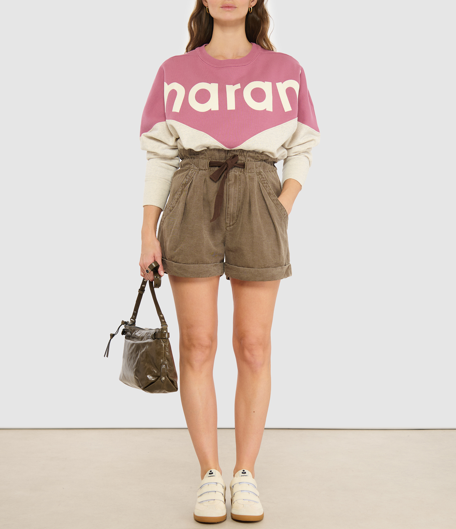 Houston Sweatshirt – Mauve Mist, Ecru