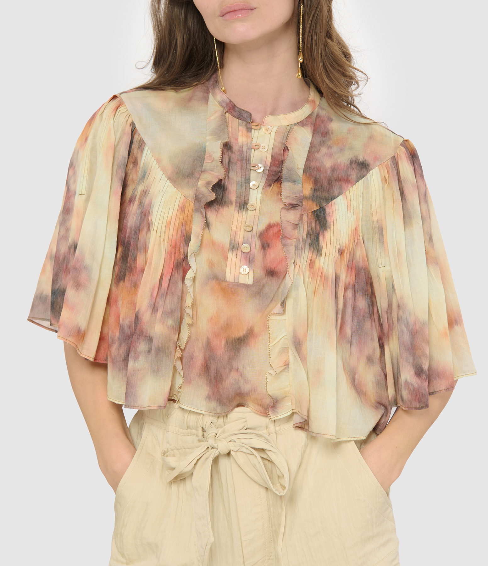Veelia Beige Top