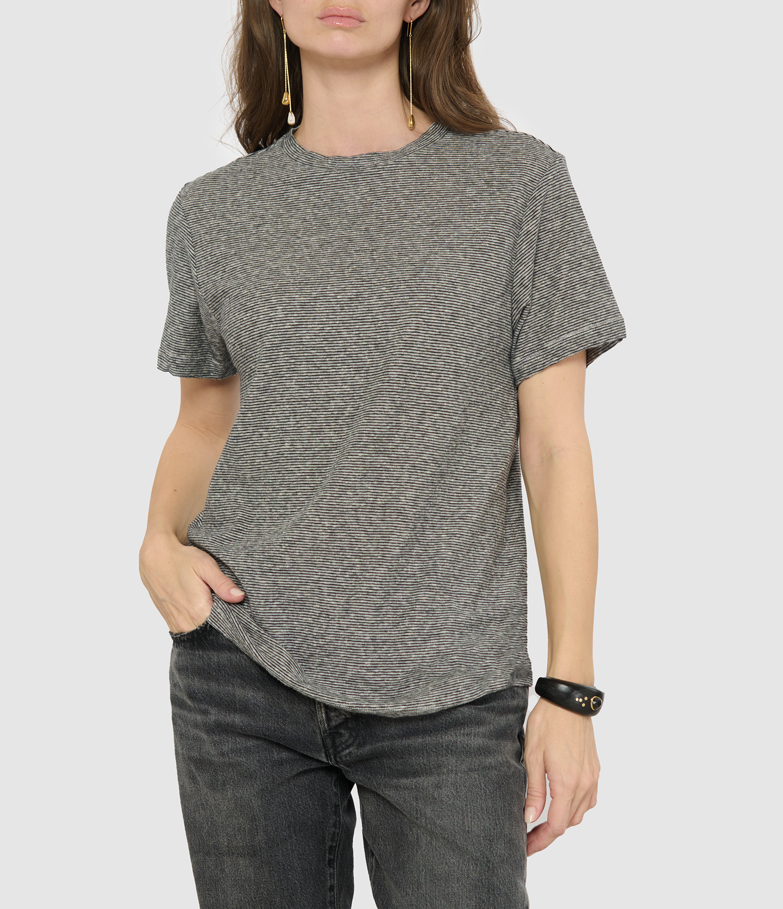 Zewel T-shirt – Black/White