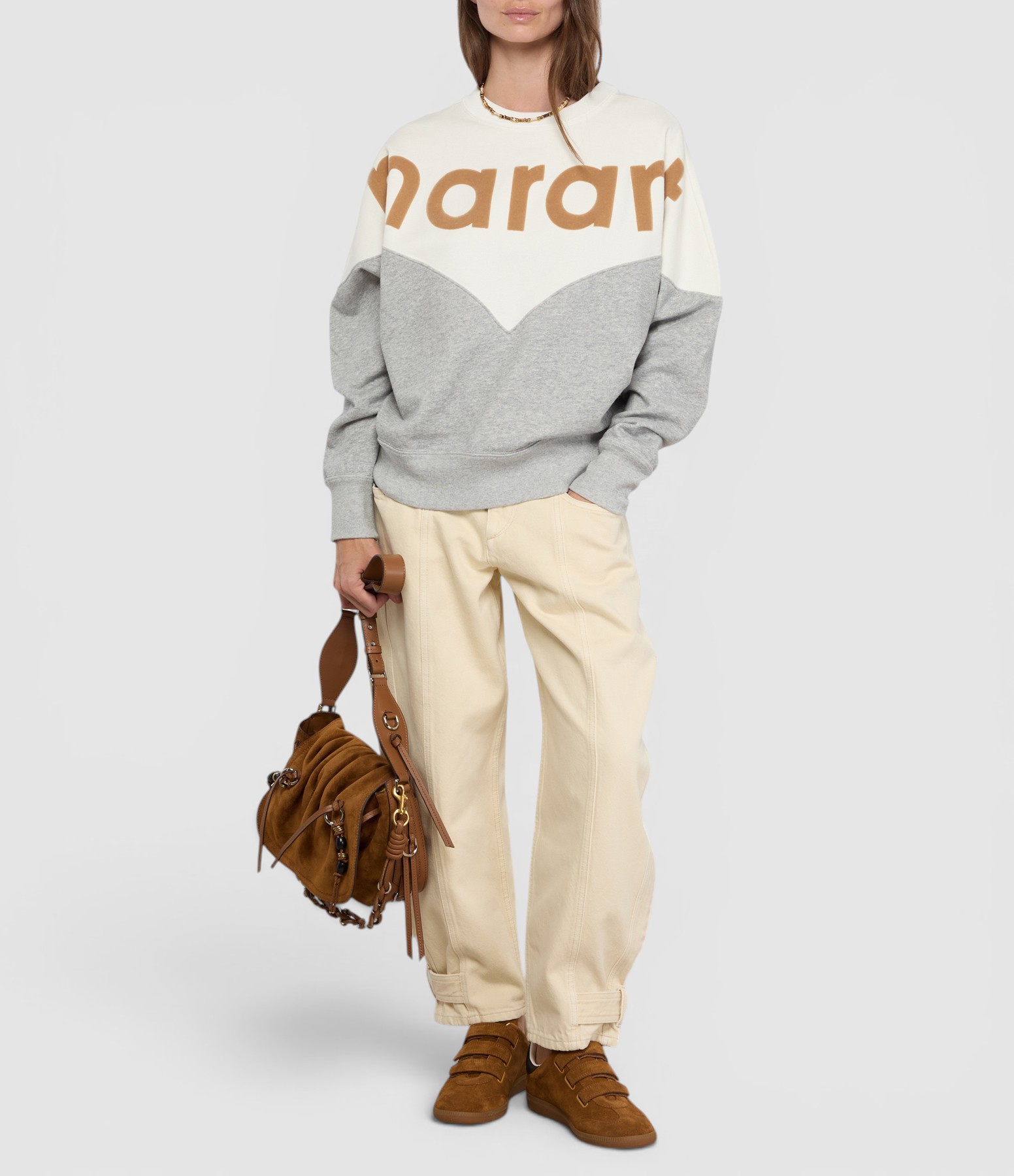 Houston Off-White Light Grey Sweatshirt