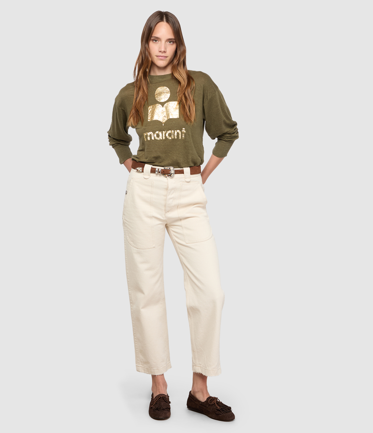 Klowia Khaki Gold T-shirt