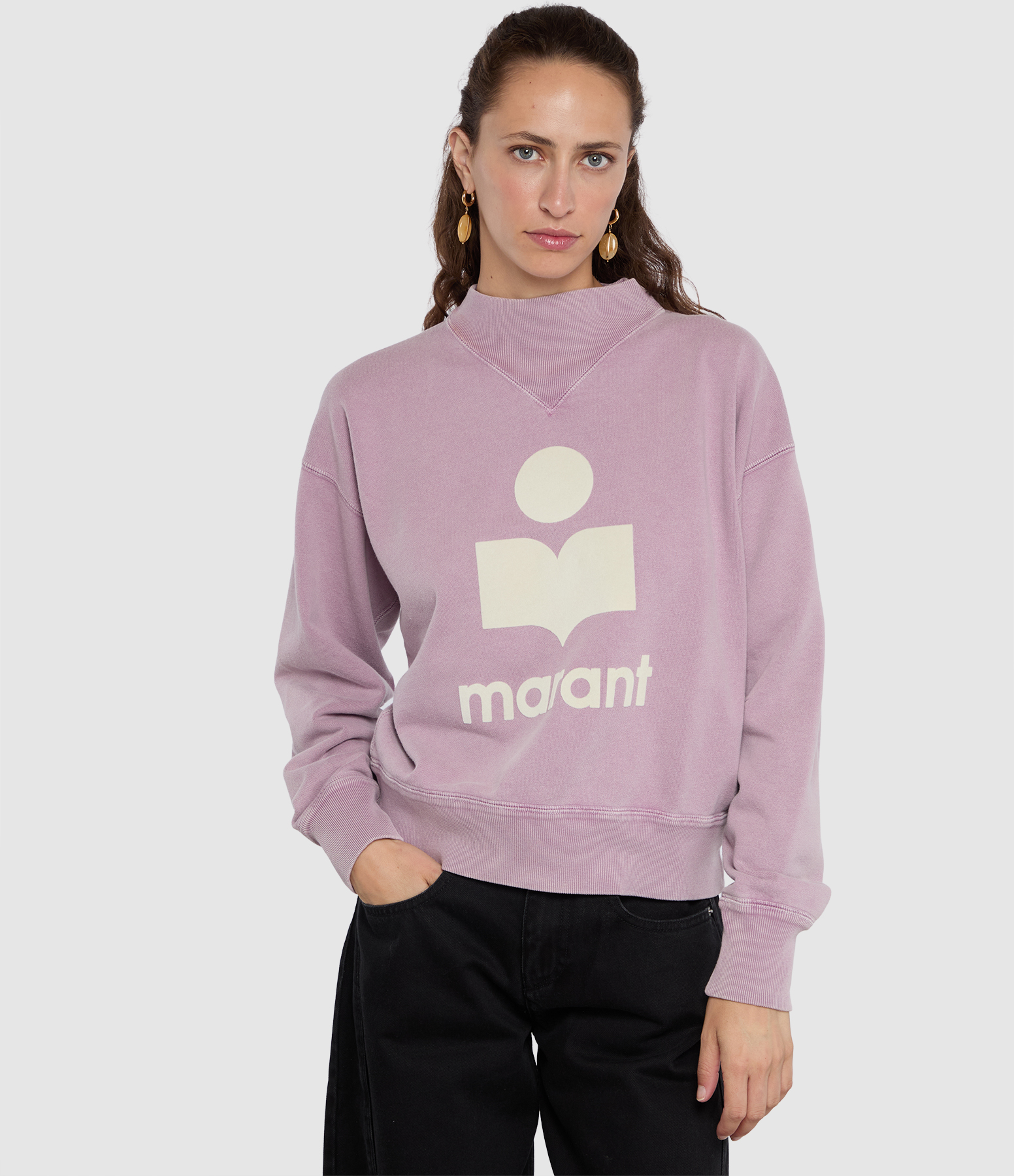 Moby Rosewood Ecru Sweatshirt