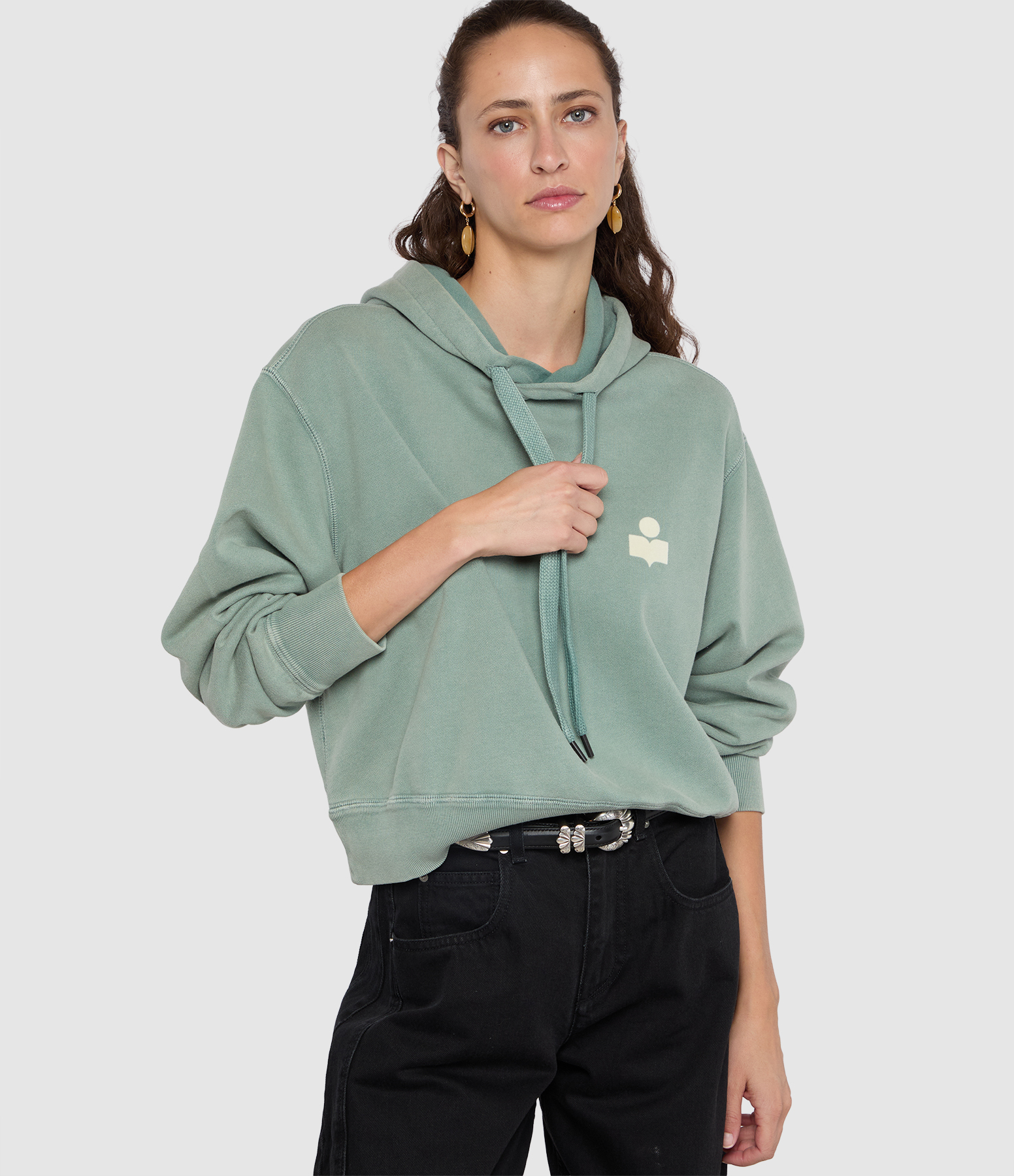 Salmy Sage Ecru Sweatshirt