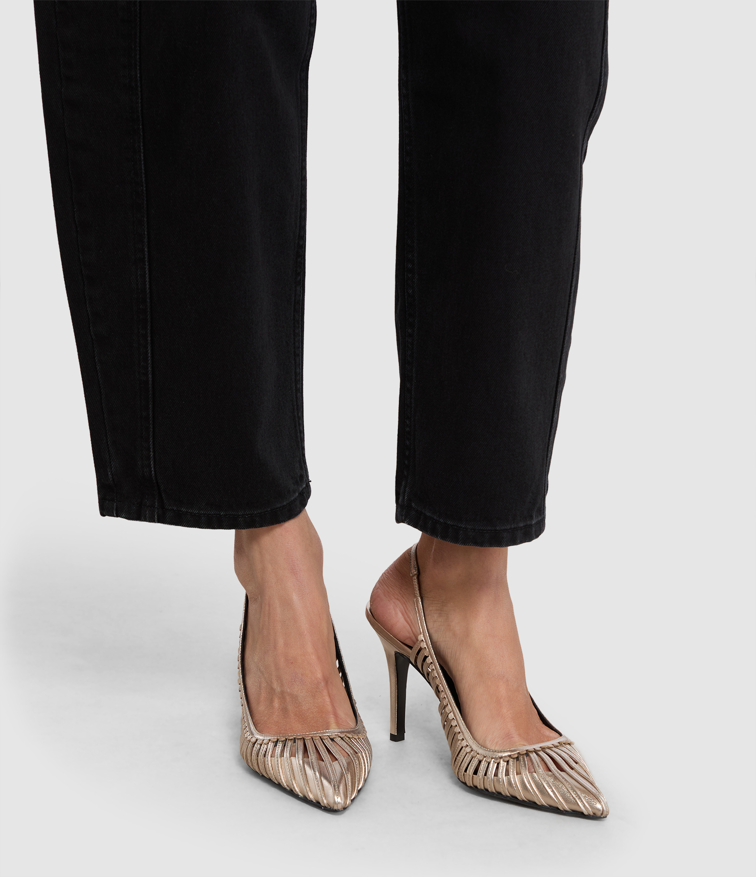 Pysma Light Gold Pumps