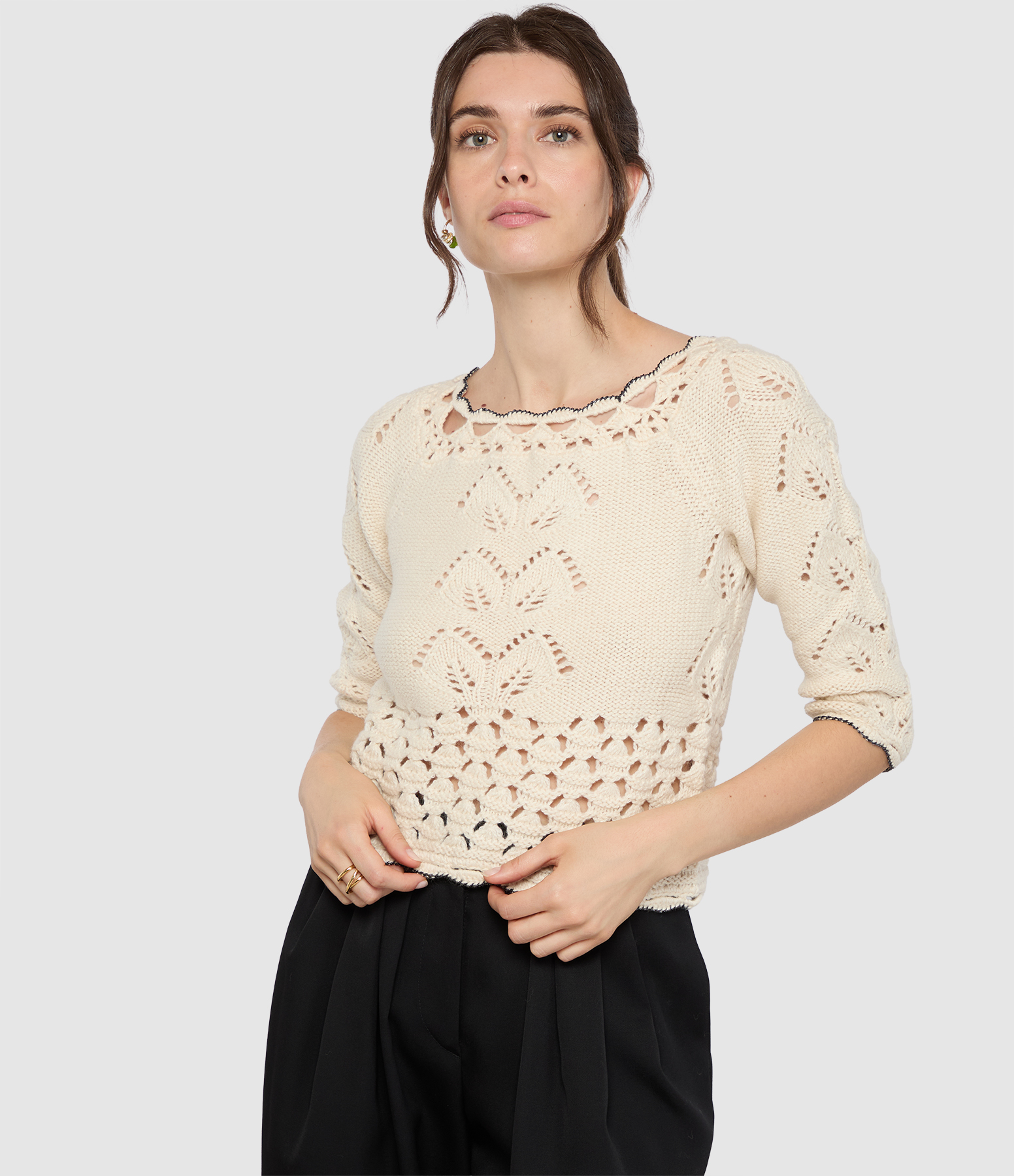 Lua Sweater in Ecru