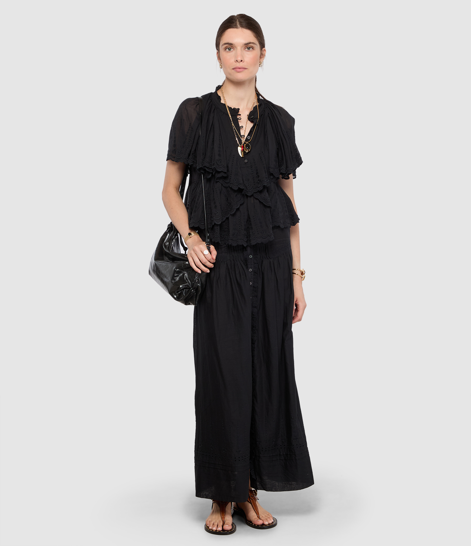 Loraine Black Skirt