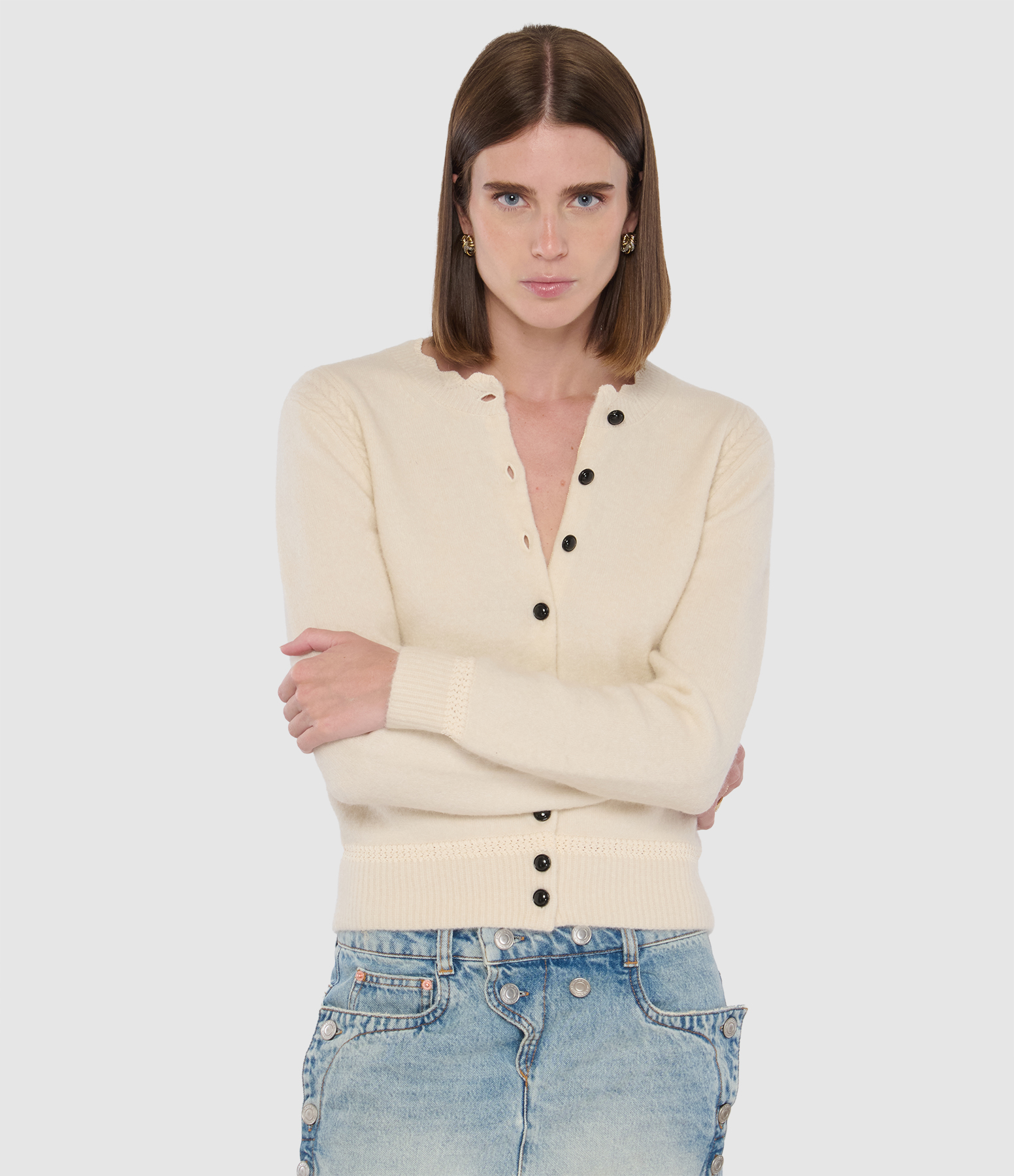Naia Ecru Cardigan