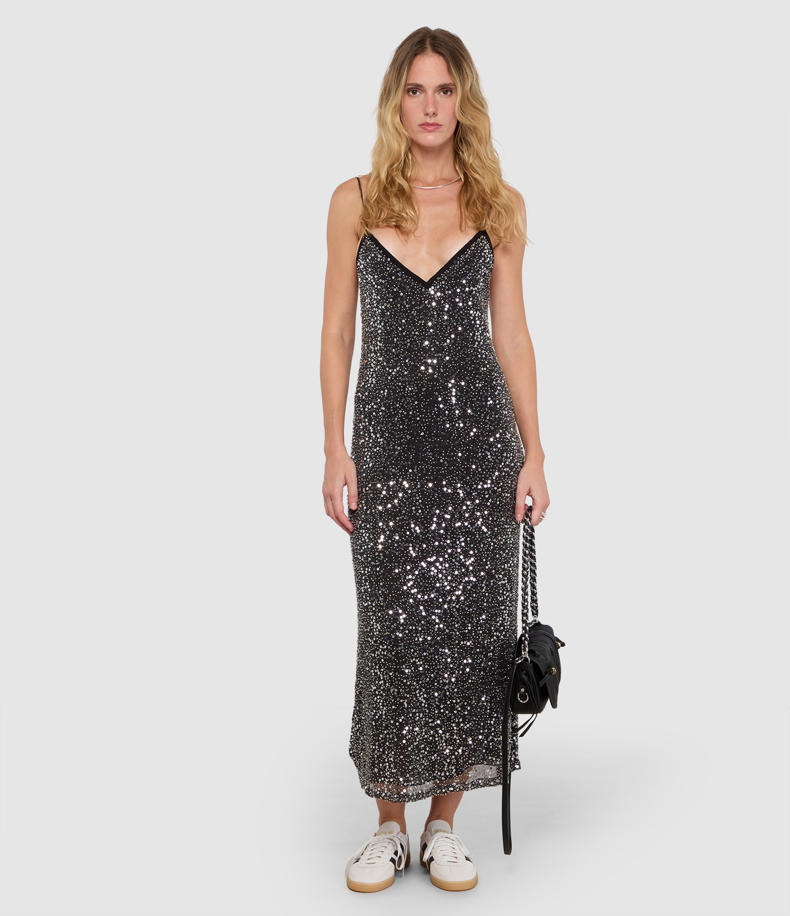 Nevana Silver Dress, Festive Collection