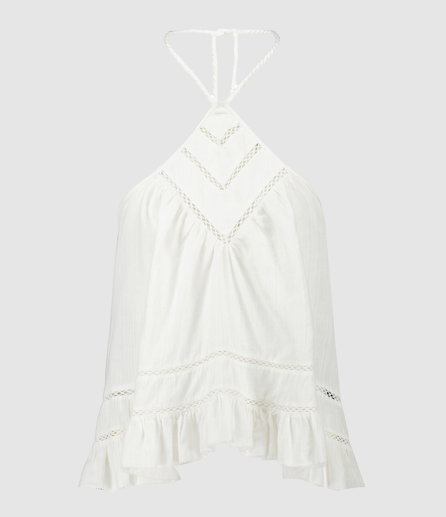White Lisio Cotton Top