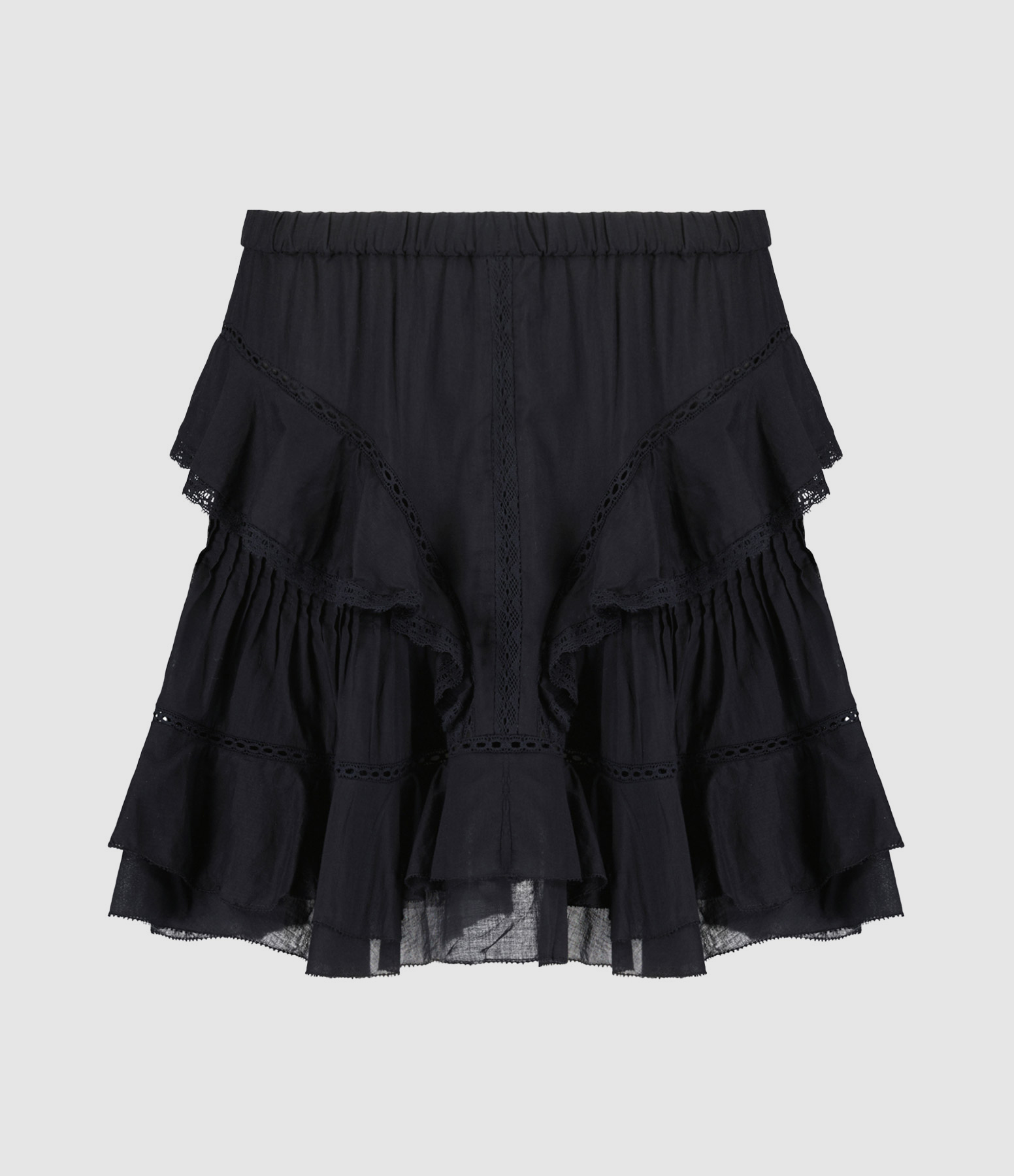 Moana Black Cotton Skirt