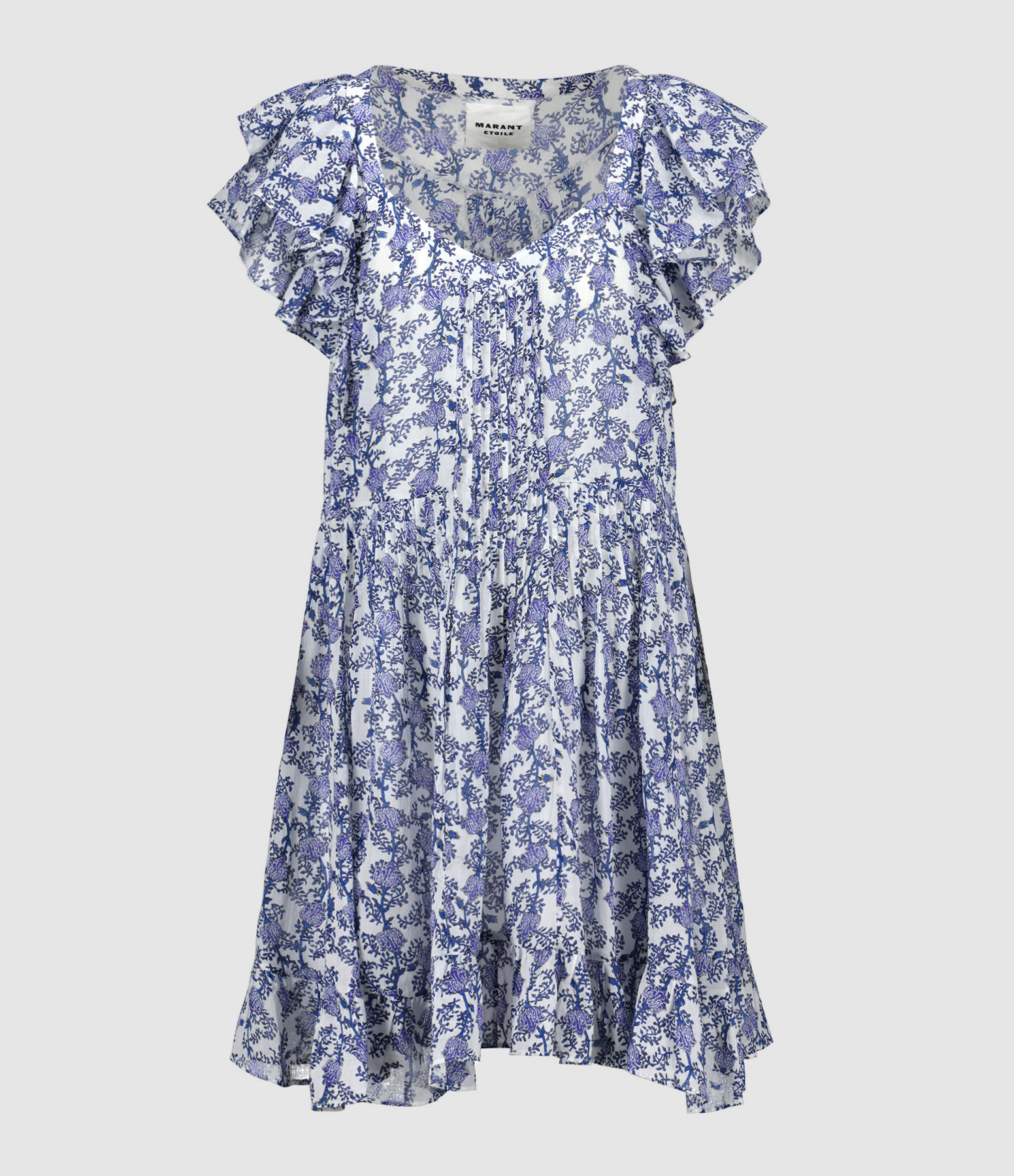 Godrana Royal Blue Cotton Dress