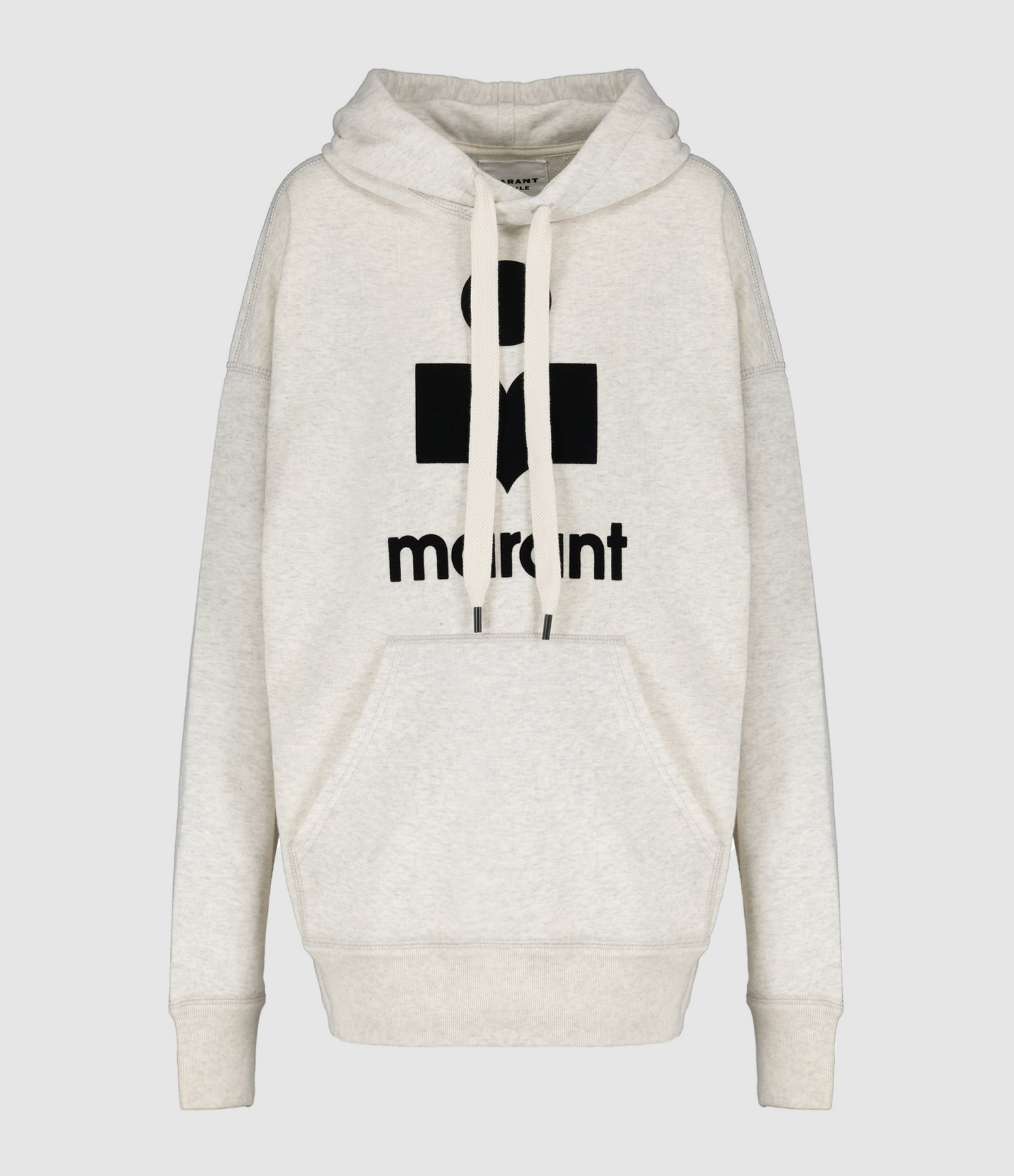 Mansel Ecru Cotton Sweatshirt