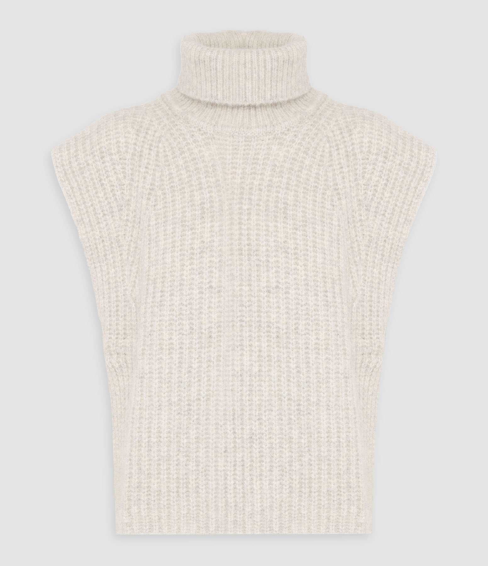 Megan Light Grey Wool Jumper