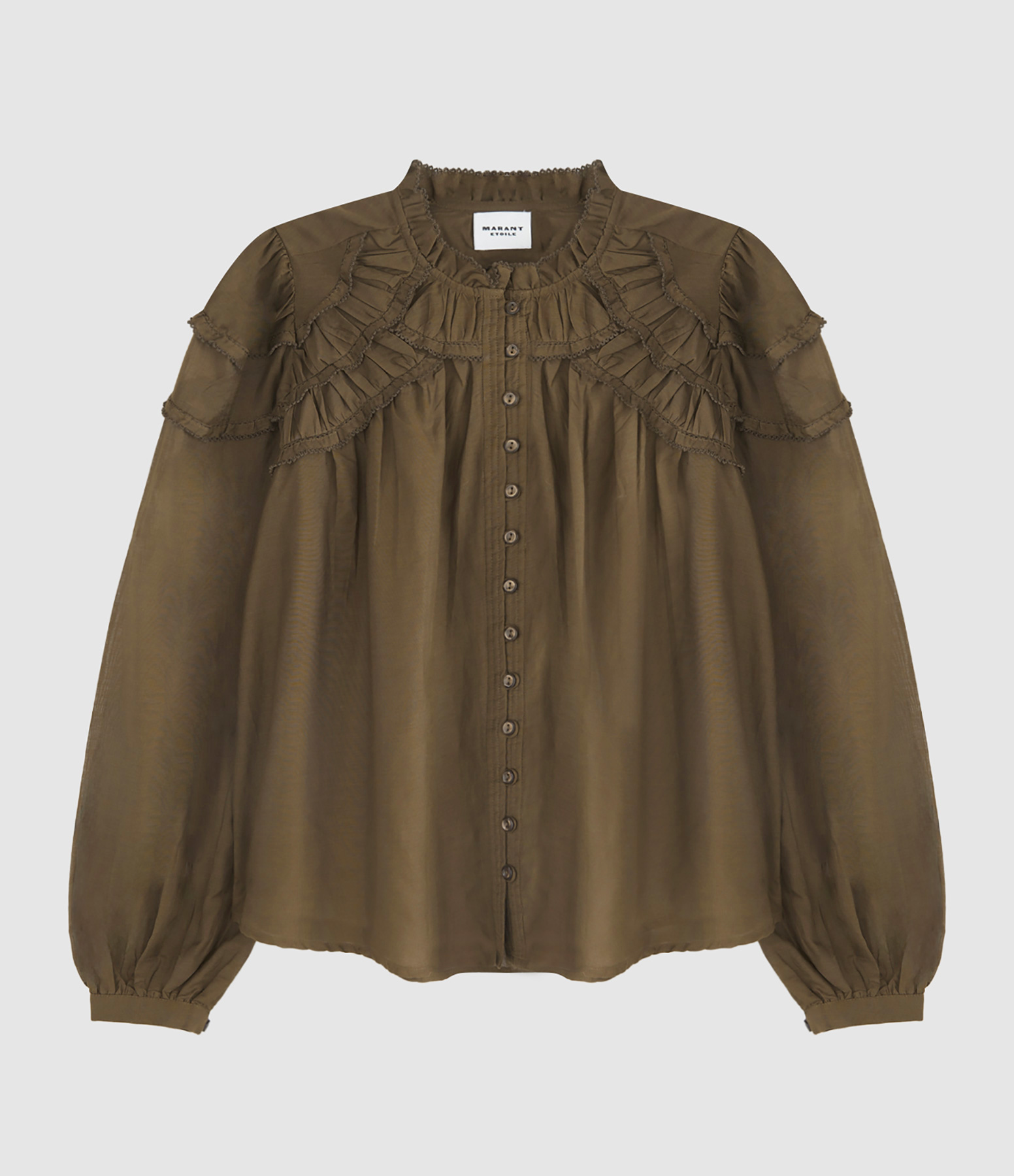 Christa Khaki Blouse