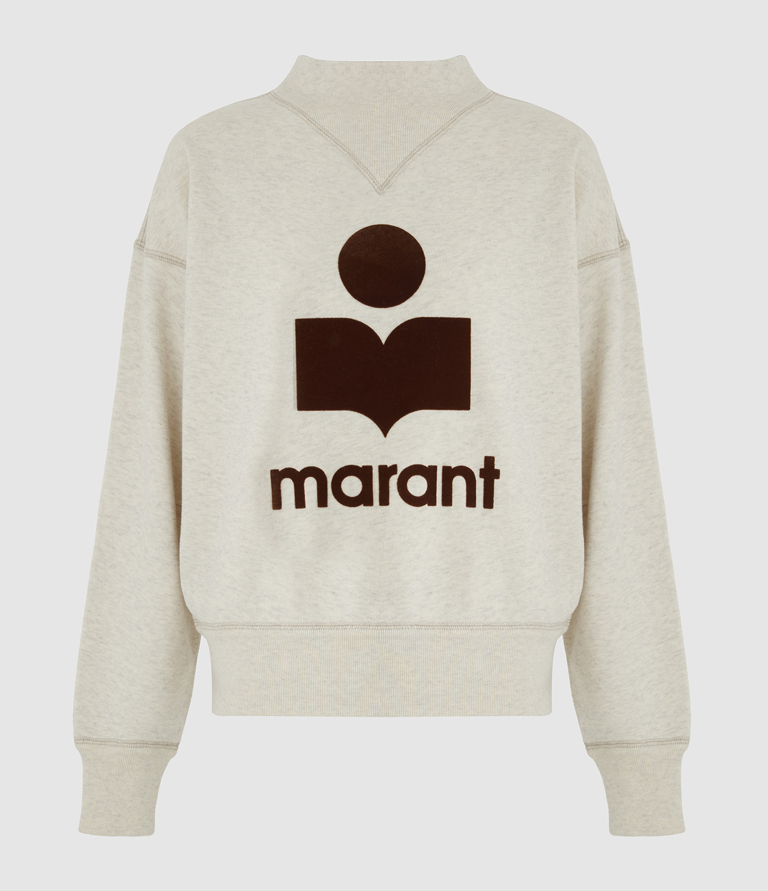 Moby Ecru Brown Sweatshirt