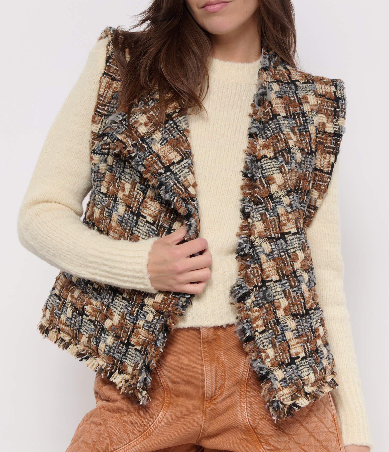 Djiroy Brown Cardigan