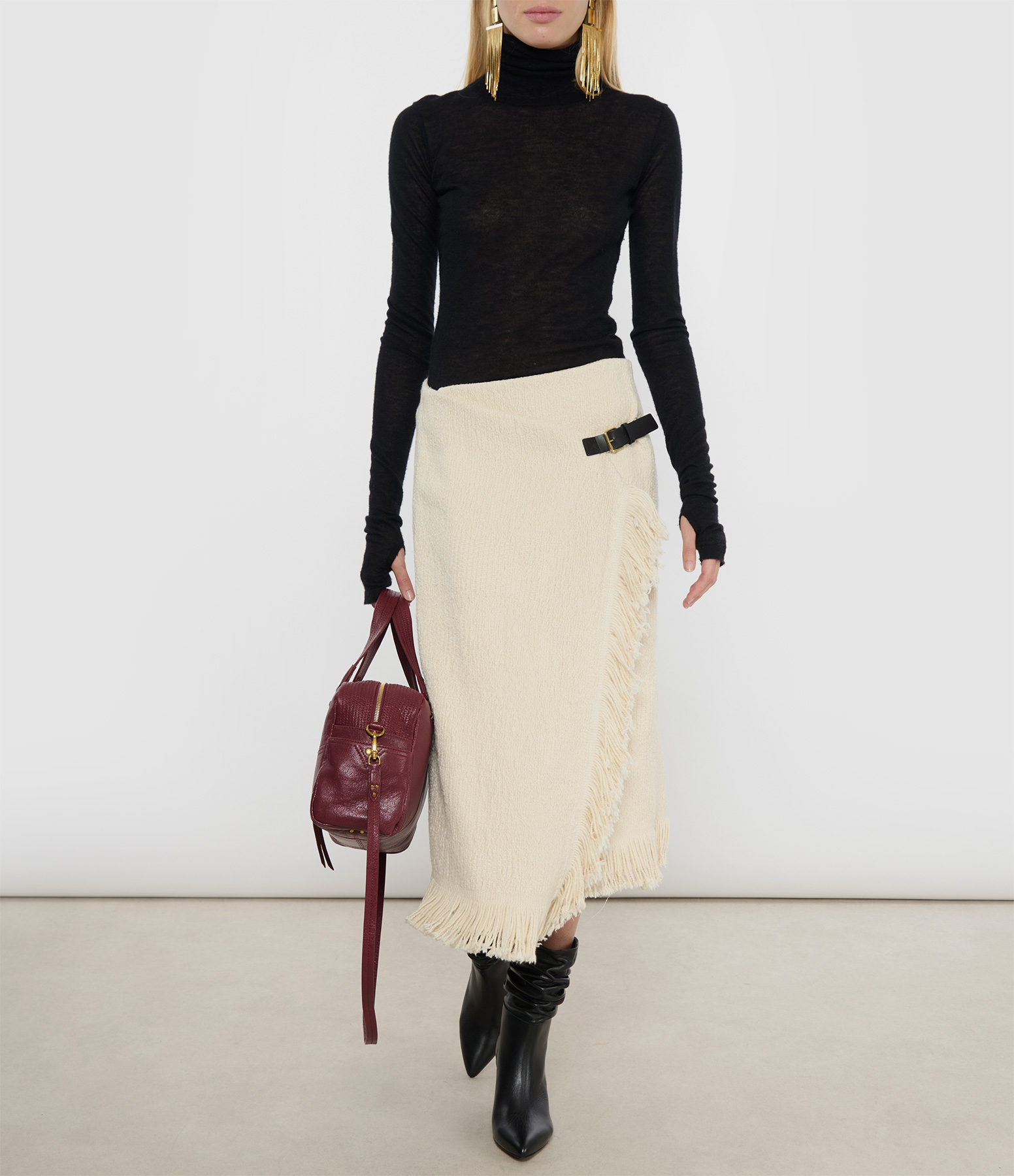 Galla Skirt in Ecru
