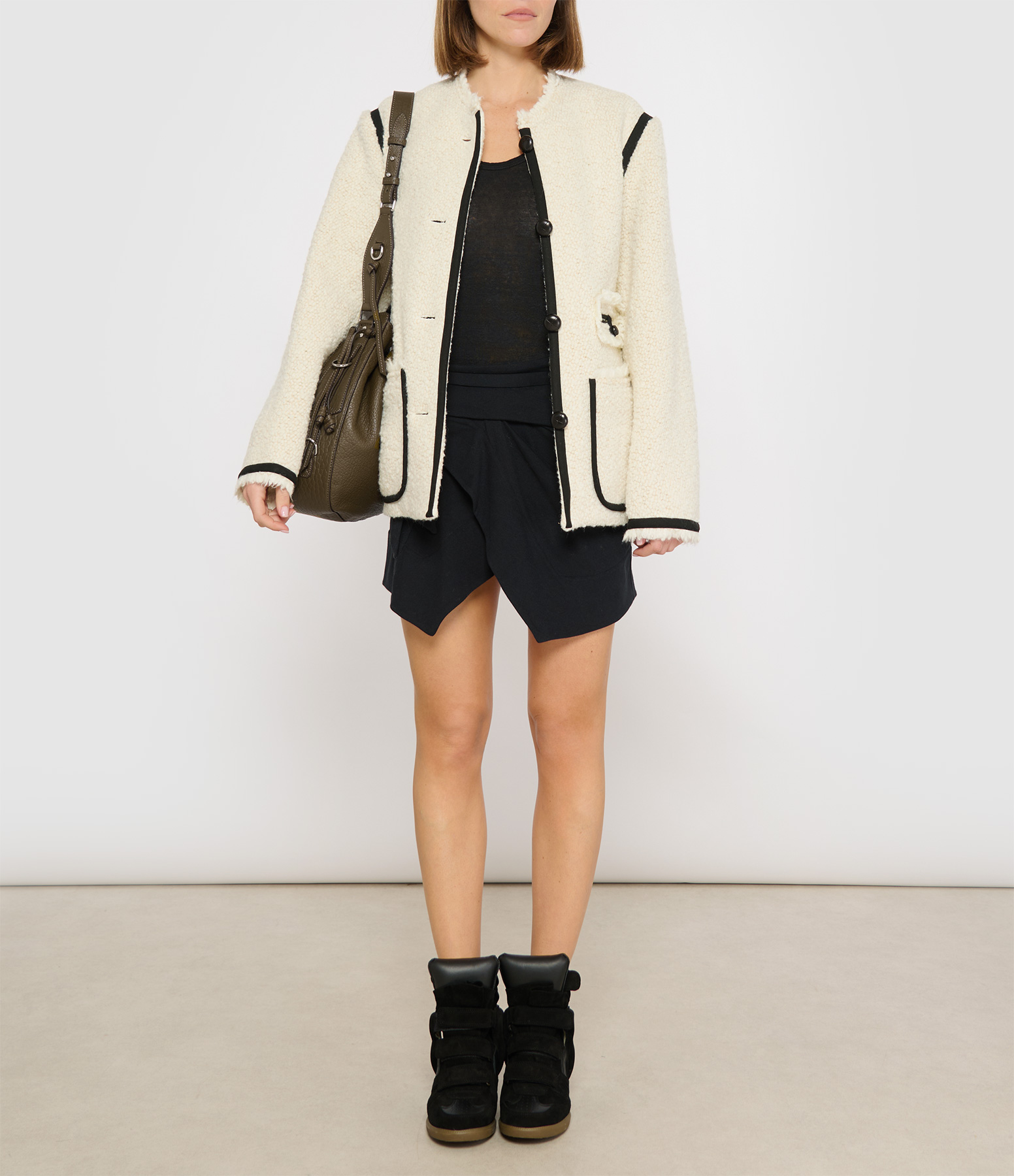 Maylin Coat in Ecru