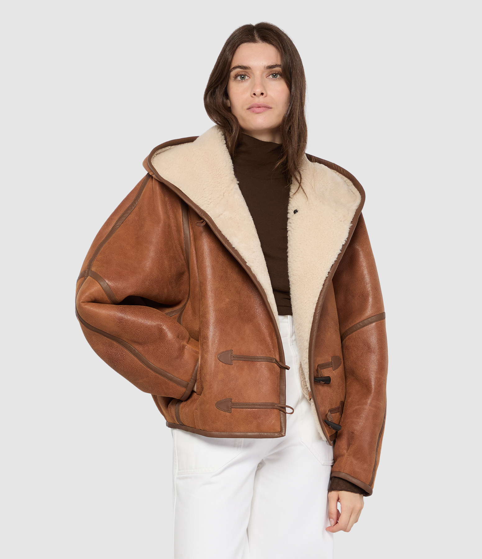 Amiel Cognac Coat