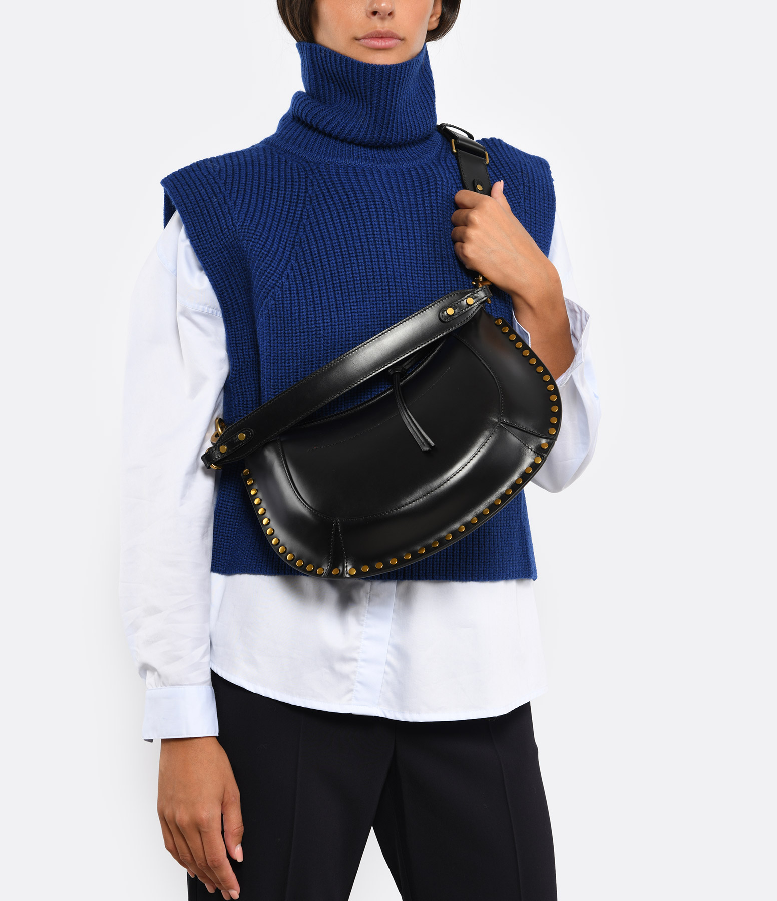 Naoko Bag – Smooth Black Leather