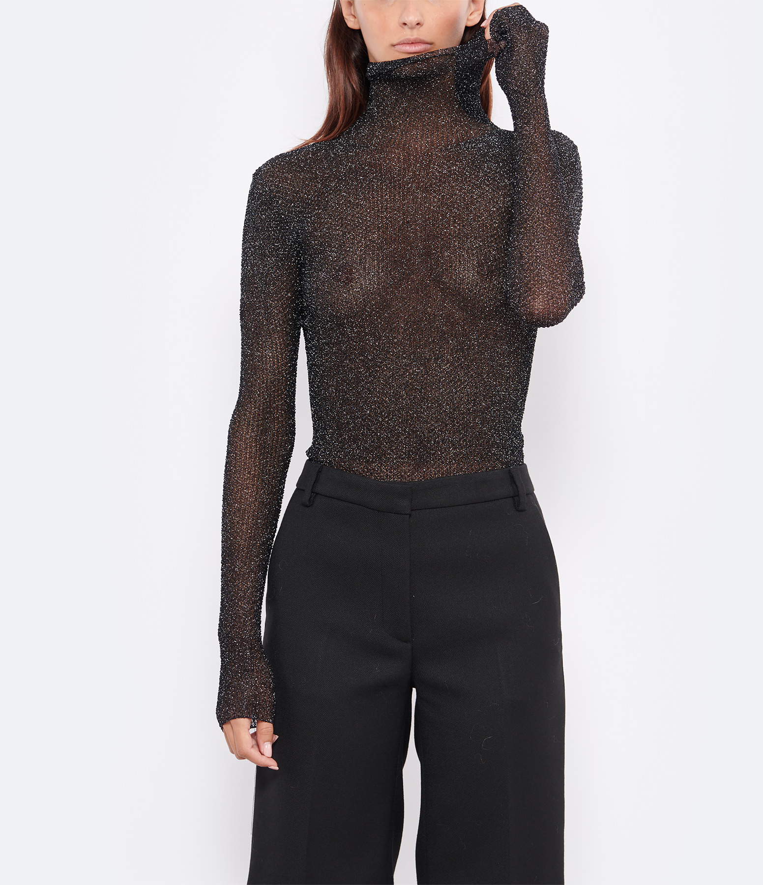 Izzi Black Silver Jumper