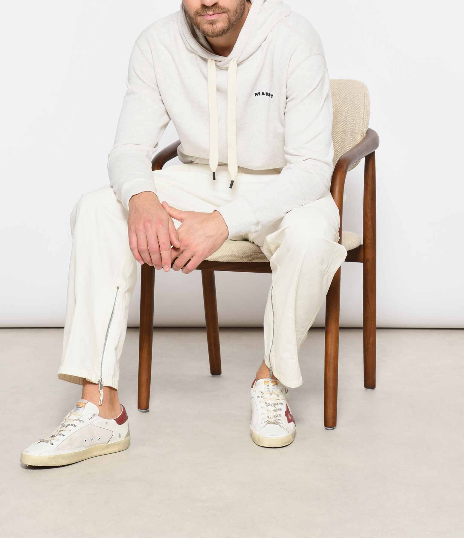 Niels Men’s Trousers – Ecru