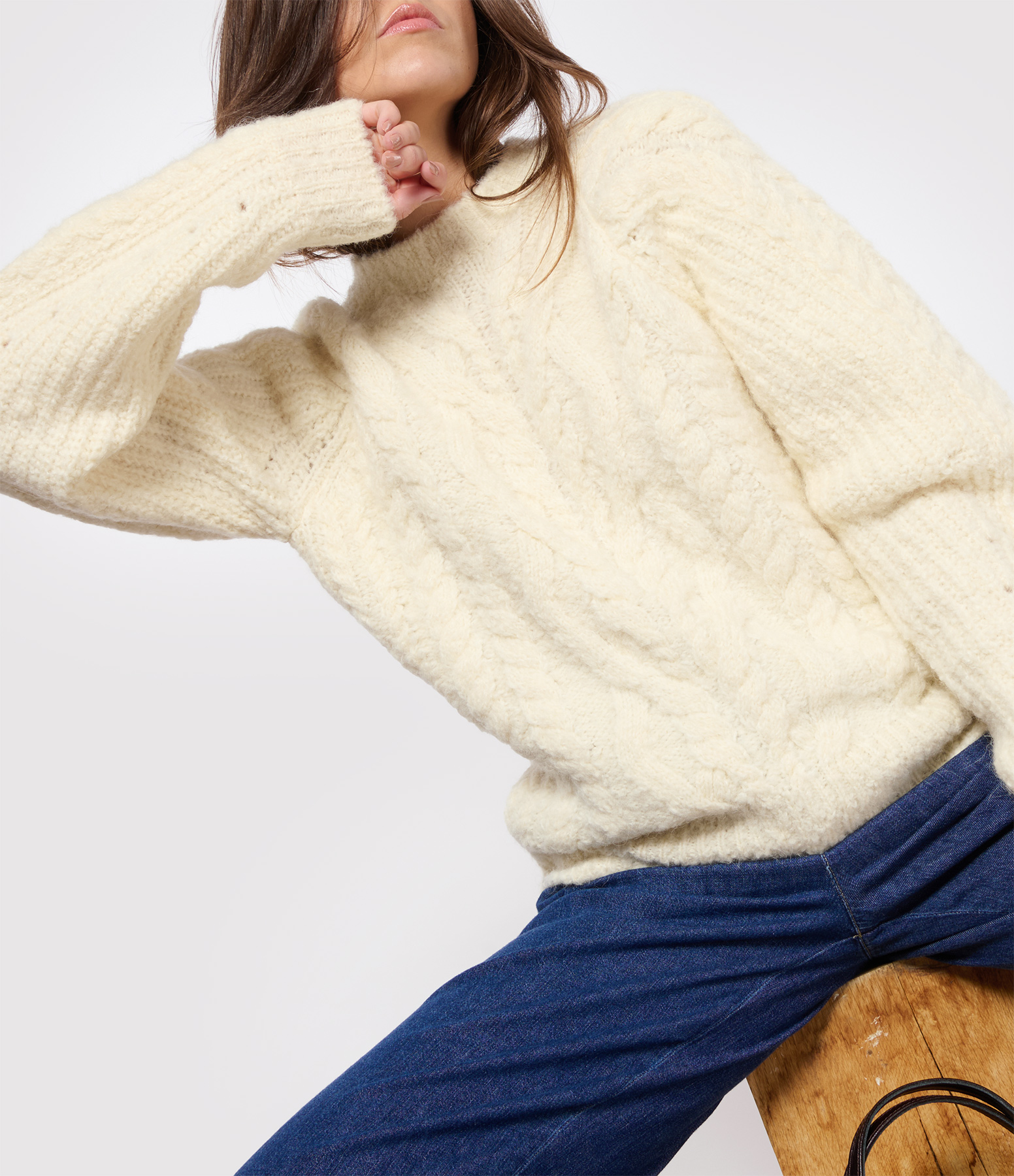 Kallie Sweater in Ecru