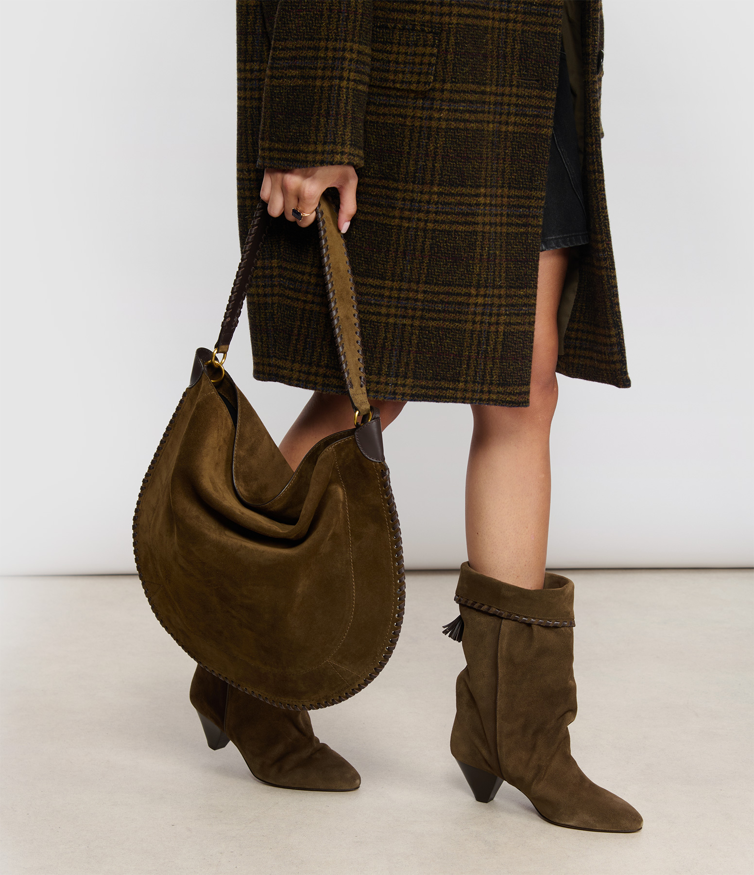 Oskan Soft Bronze Hobo Bag