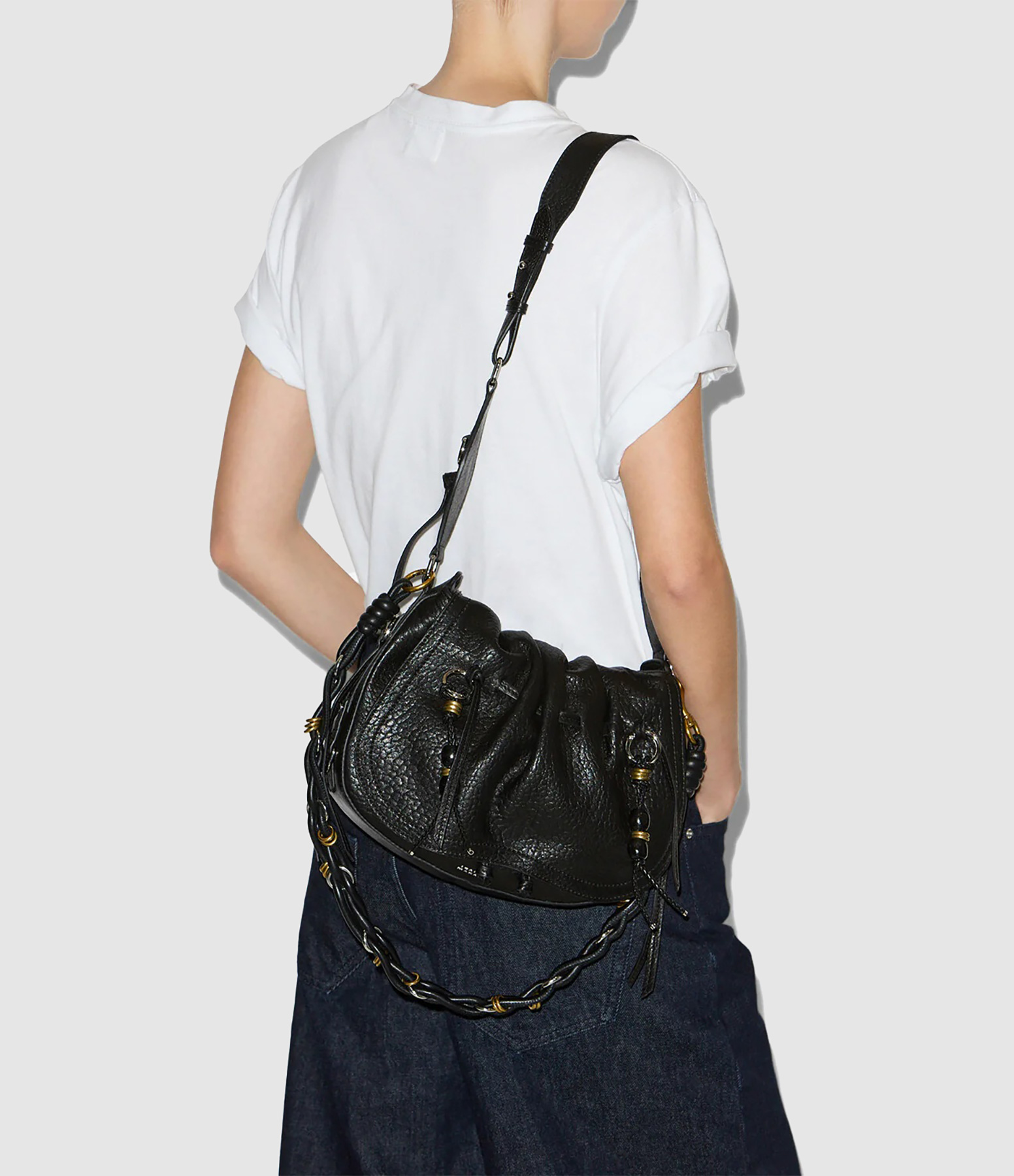 Bolton Bag – Black and Silver