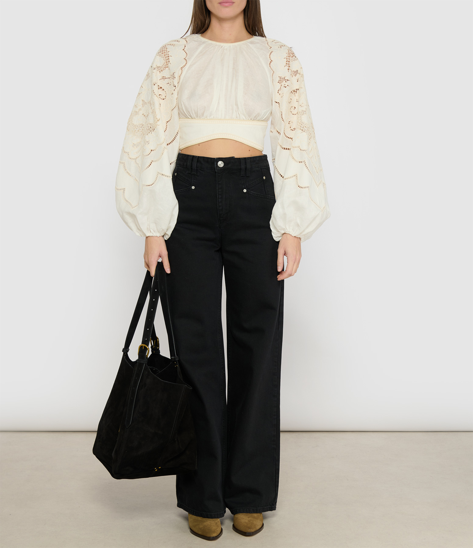 Jean Lemony Faded Black